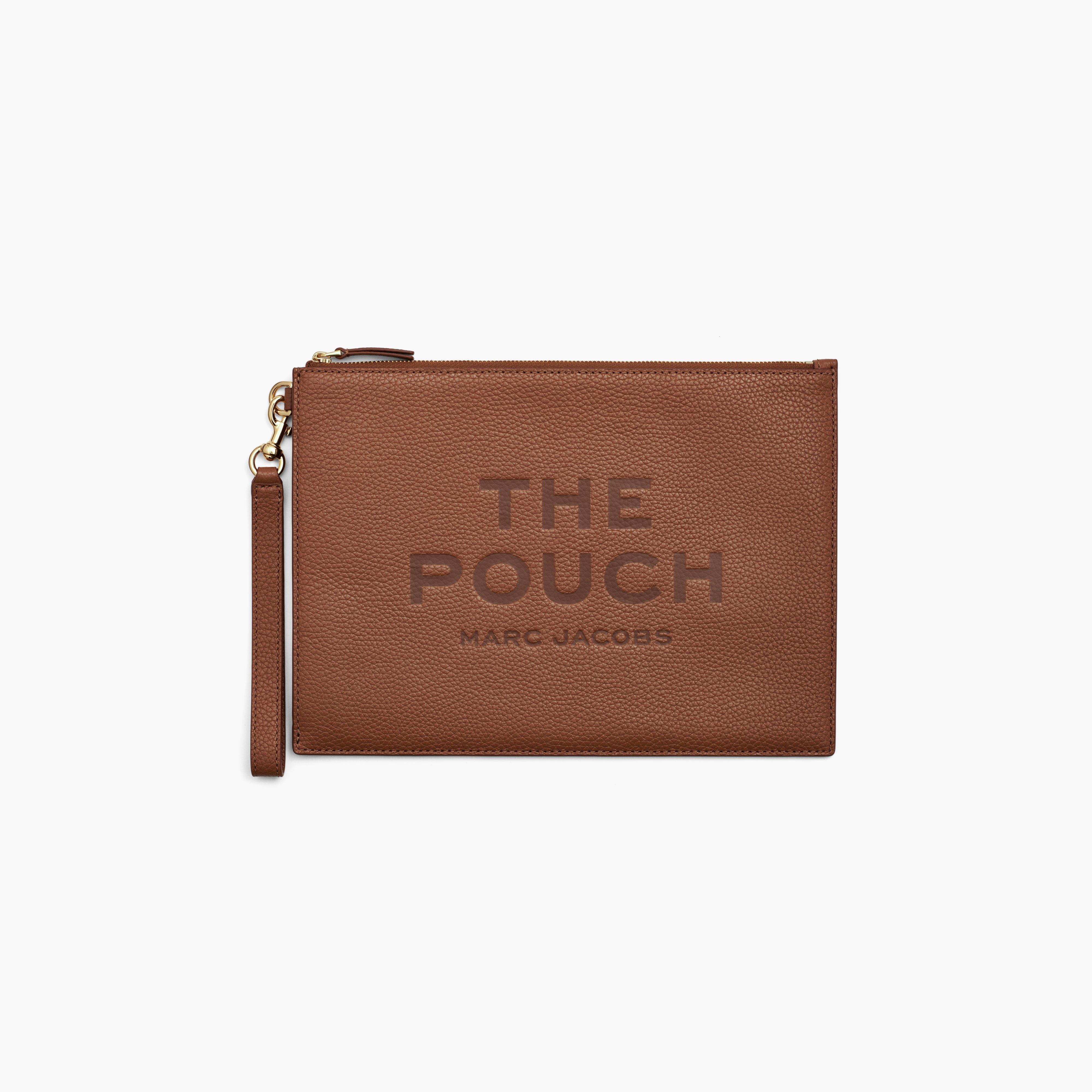 Marc by Marc jacobs The Leather Large Pouch,ARGAN OIL