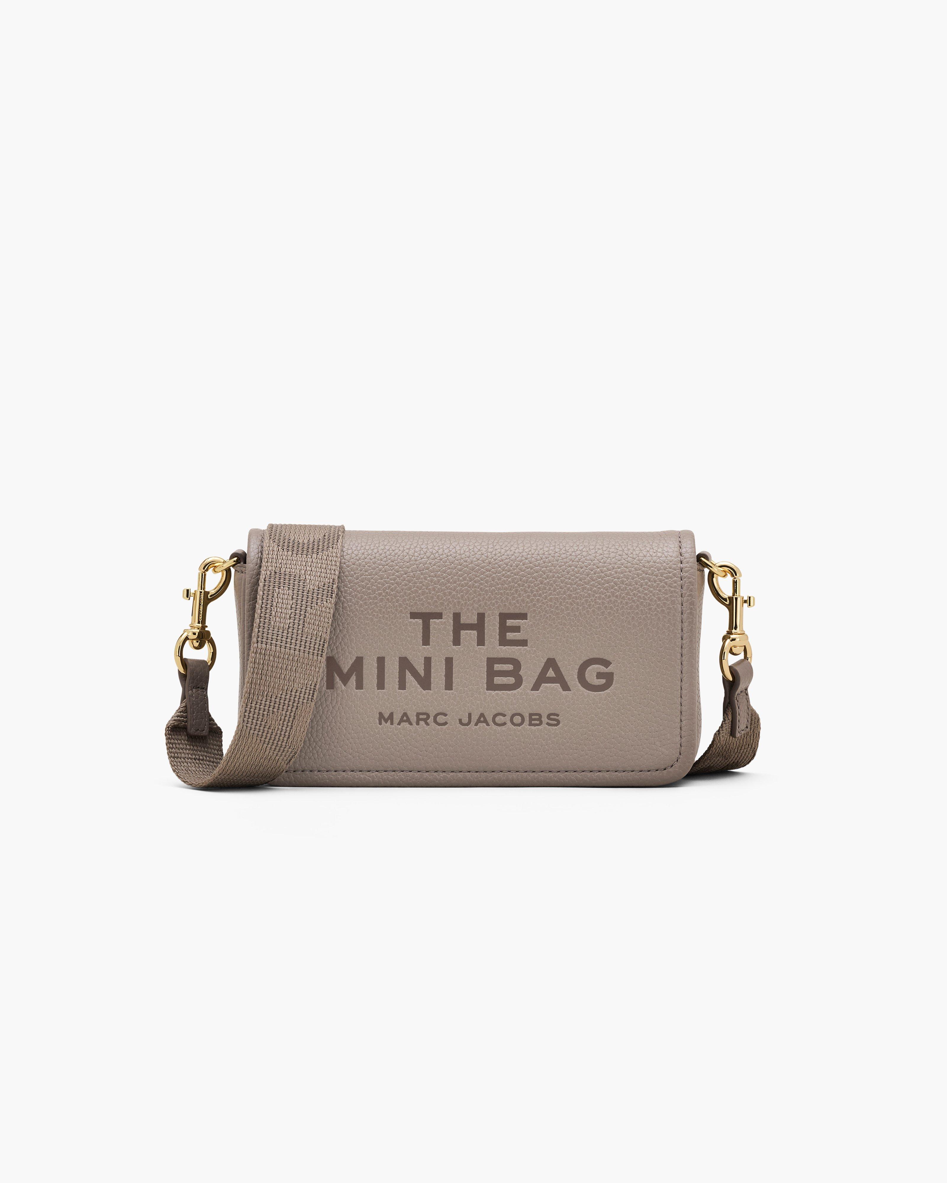 MARC JACOBS Marc Jacobs The Leather Mini Bag in Cement