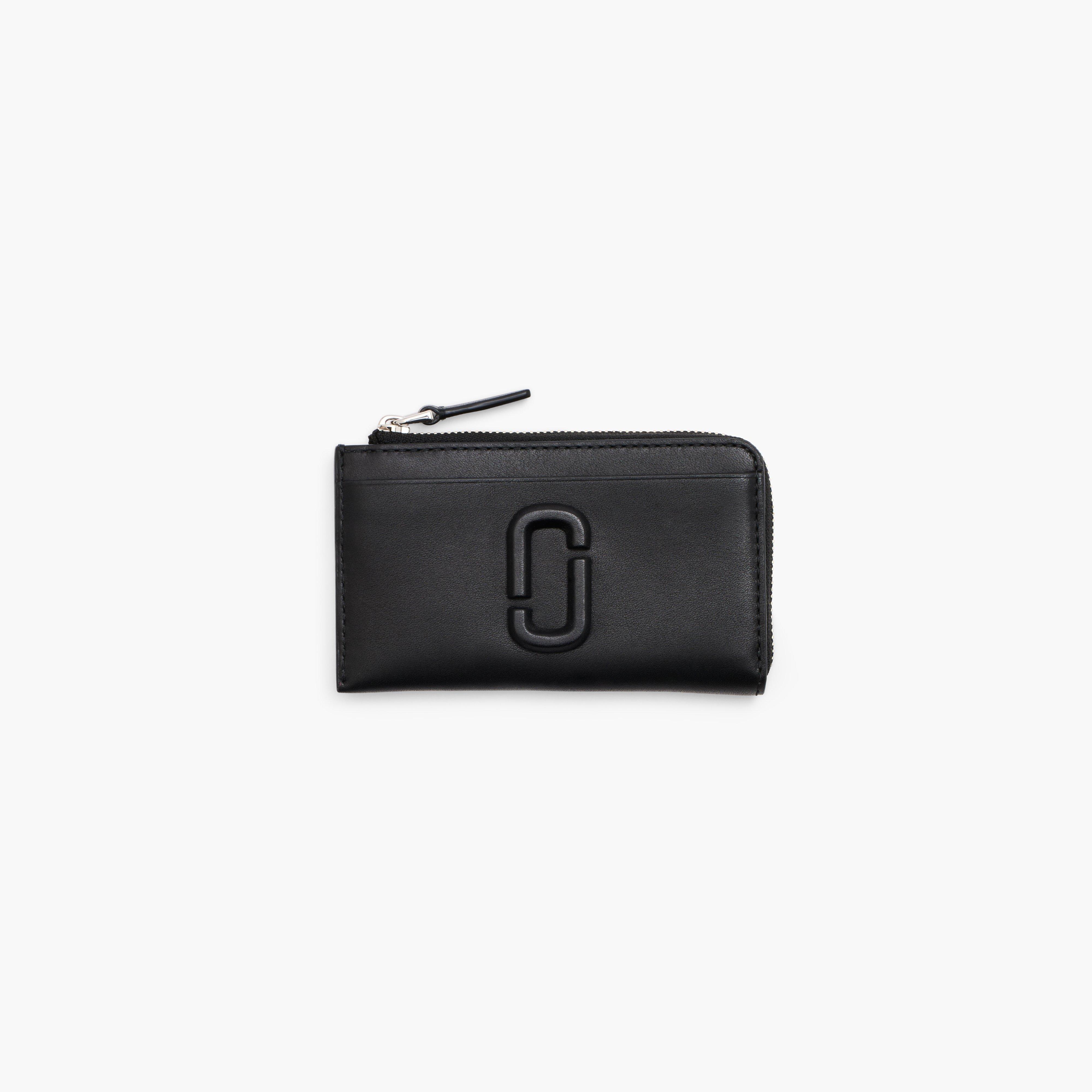 THE LEATHER COVERED J MARC TOP ZIP MULTI WALLET