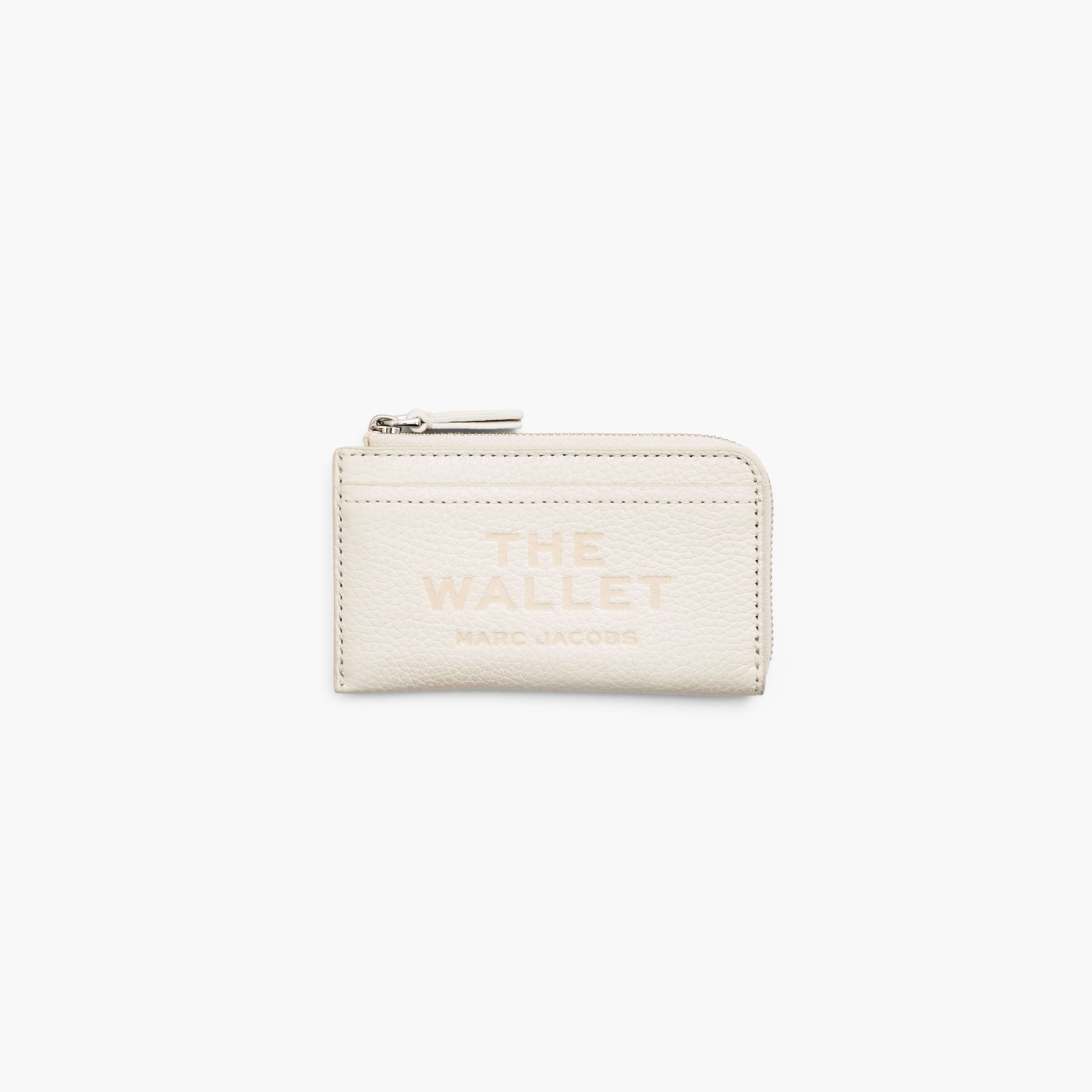 The Leather Top Zip Multi Wallet in Cotton