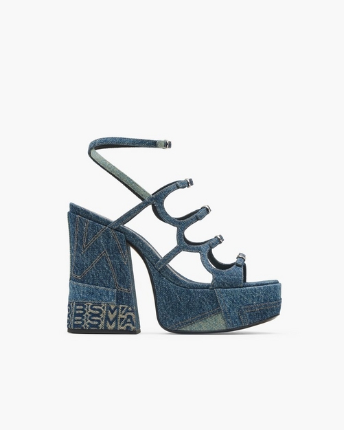The Deconstructed Denim Kiki Platform Sandal | Marc Jacobs