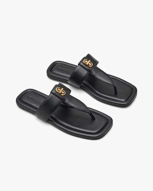 【MARC JACOBS】デュアル T ストラップ サンダル Marc Jacobs The Dual T Leather Sandals | Neiman Marcus