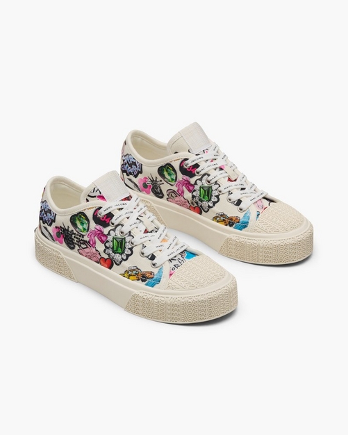 The Sticker Canvas Sneaker | Marc Jacobs | Official Site