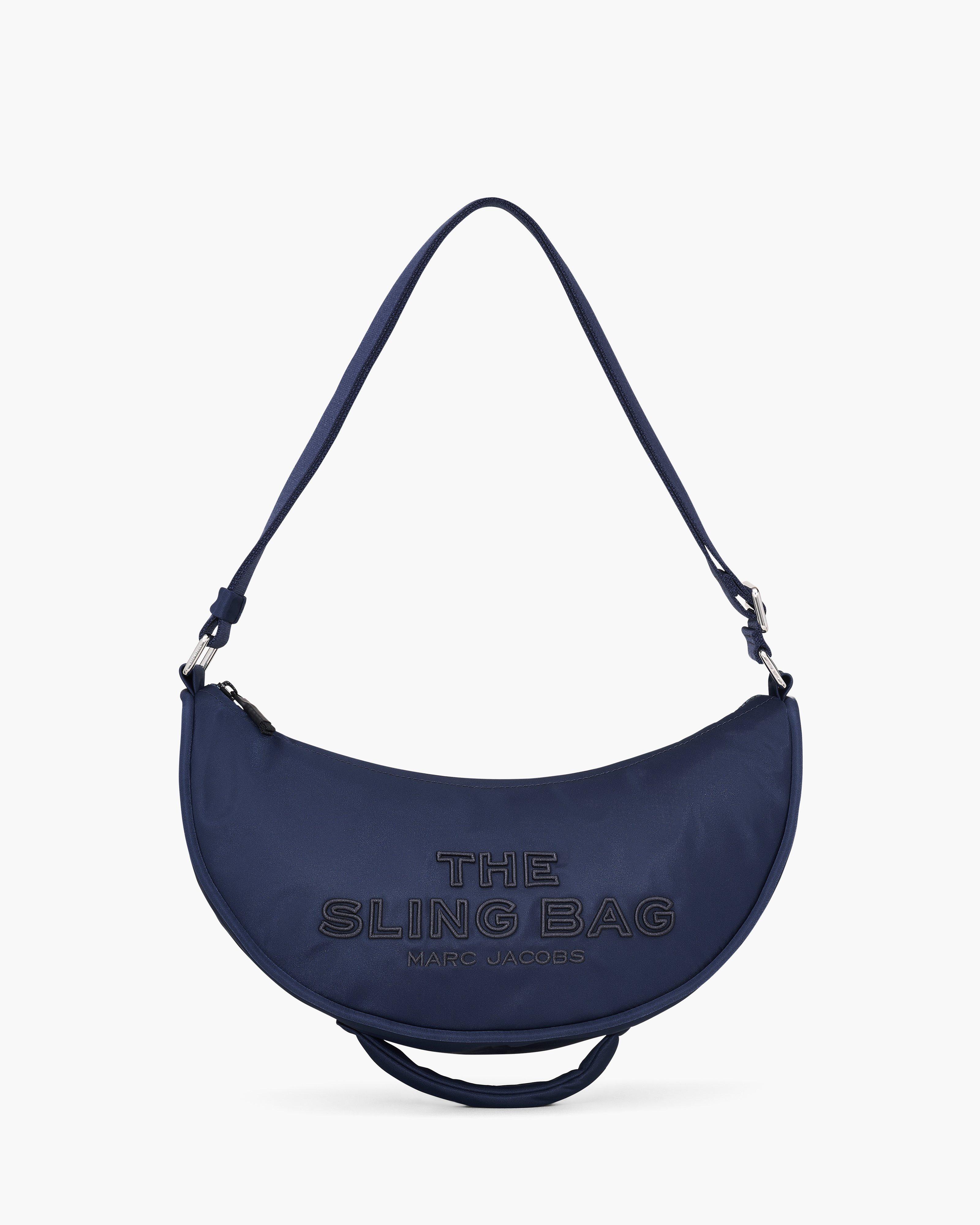 MARC JACOBS Marc Jacobs The Puffy Nylon Sling Bag in Blue Sea