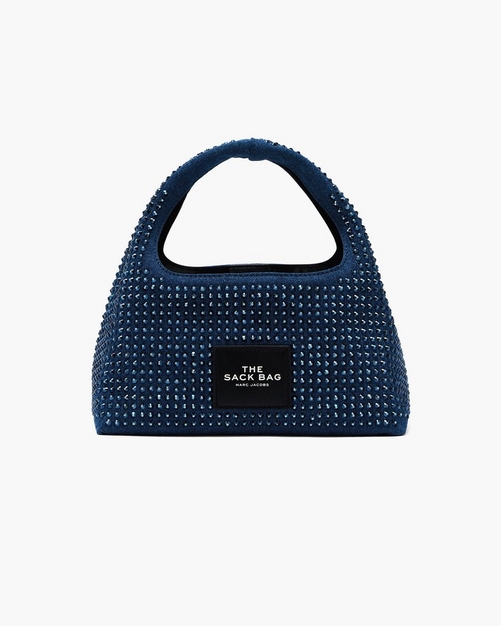 【MARC JACOBS】THE SACK BAG クリスタル ハンドバッグ The Crystal Denim Mini Sack Bag | Marc Jacobs | Official Site