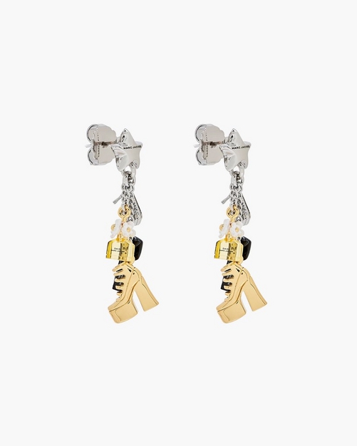 イヤリング Mini Icon Charm Earrings - Marc Jacobs - l - Gold The Mini Icon Charm Earrings | Marc Jacobs | Official Site