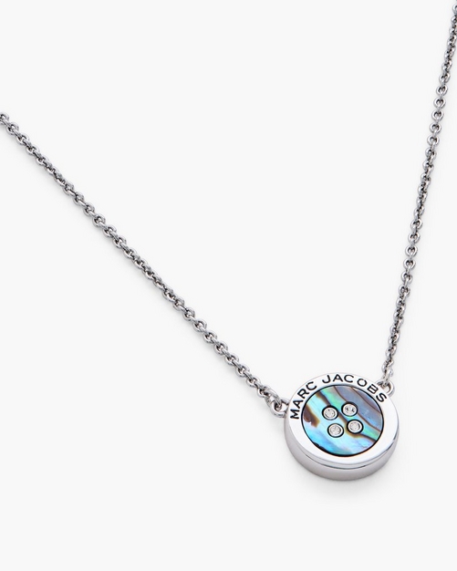 ネックレス・ペンダント Abalone Necklace - Marc Jacobs - l - Silver The Button Abalone Necklace | Marc Jacobs | Official Site