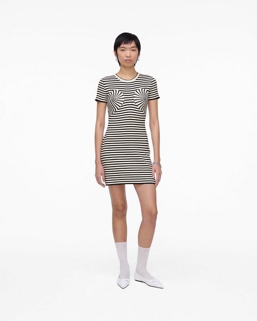ワンピース MARC JACOBS SEAMED UP MINI DRESS Marc Jacobs Seamed Up Mini Dress In Blue | ModeSens