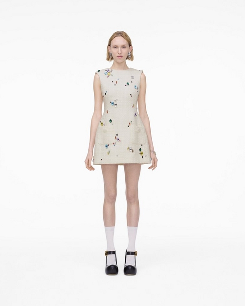 【関税&送料込】Marc Jacobs Gold Mini Dress With Sequins Marc Jacobs Gold mini dress with sequins – Lord & Taylor