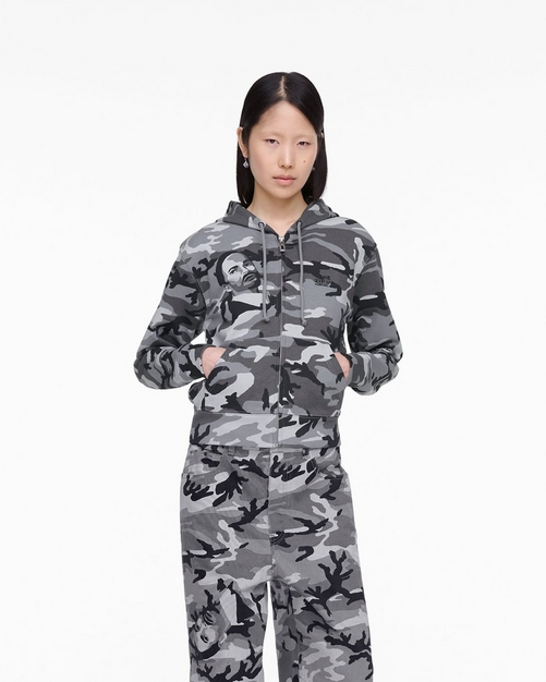 Marc Camo Zip-Up | Marc Jacobs | Official Site