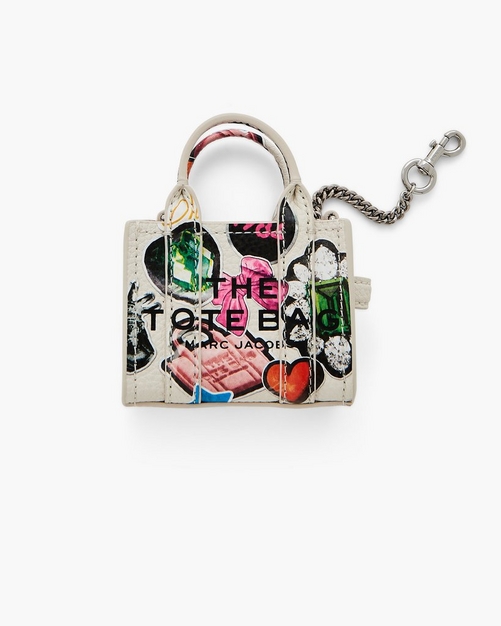 The Sticker Nano Tote Bag Charm | Marc Jacobs | Official Site