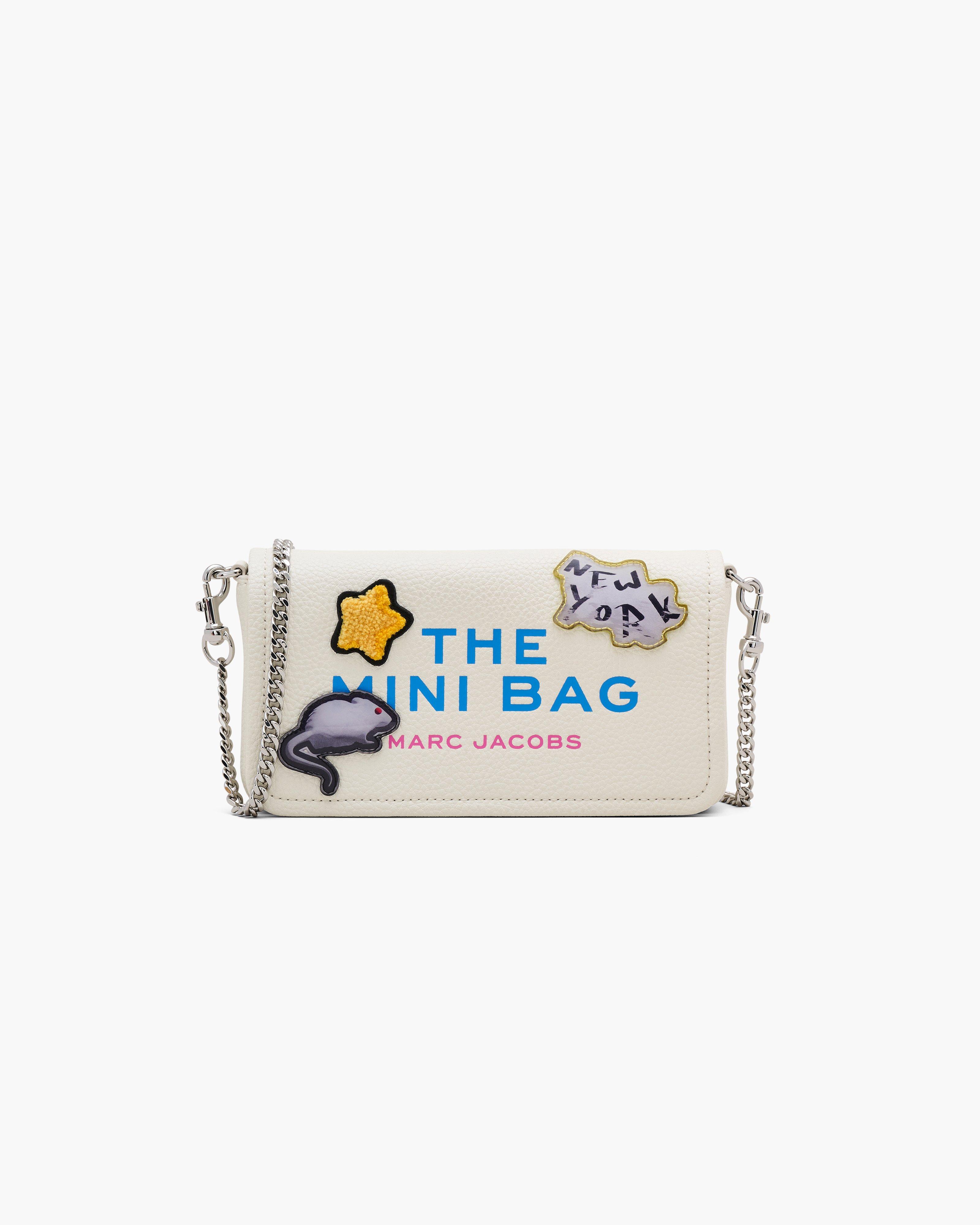 MARC JACOBS Marc Jacobs The Sticker Patch Mini Bag in White Multi