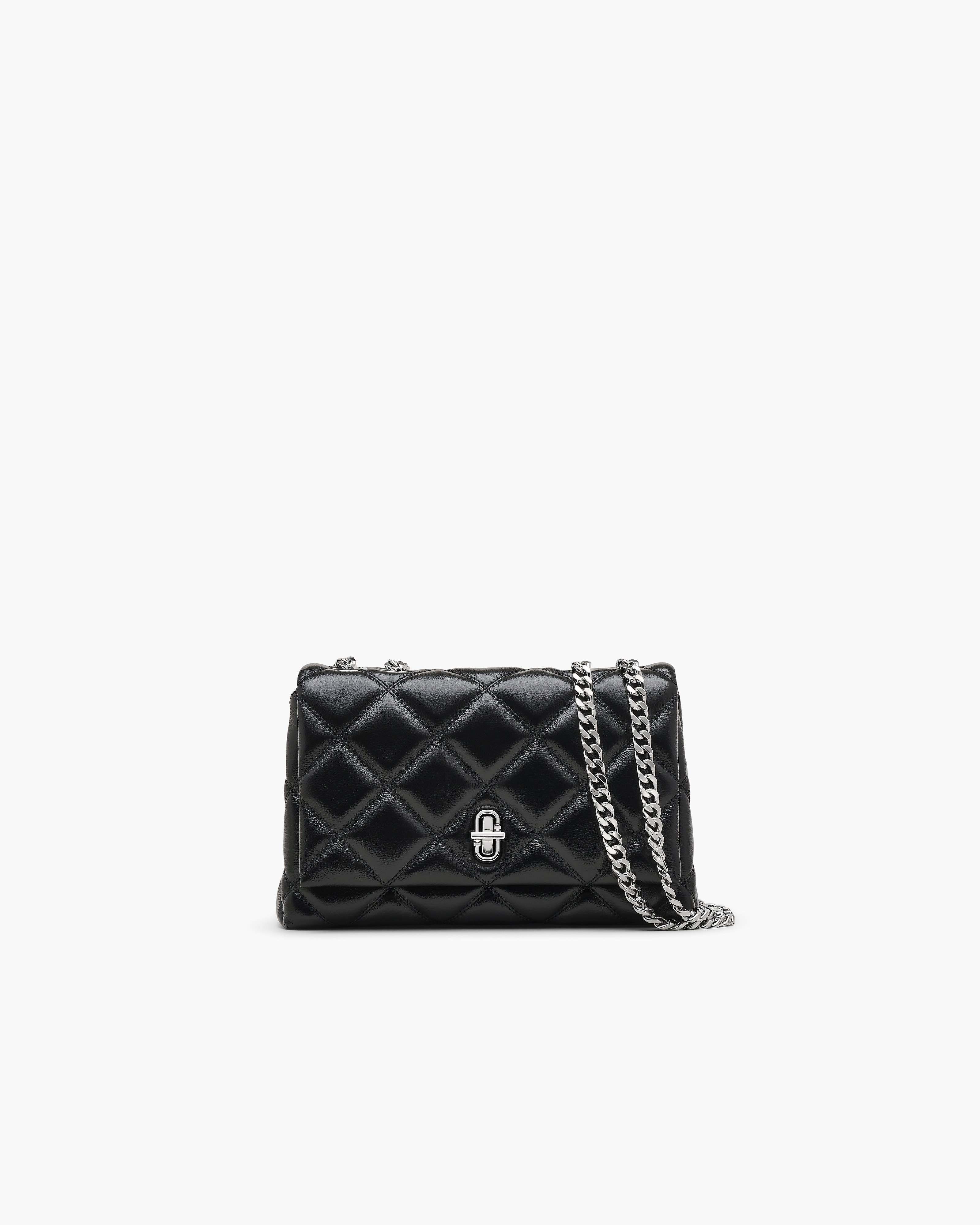 MARC JACOBS Marc Jacobs The Quilted Slim Dual Convertible Shoulder Bag in Black