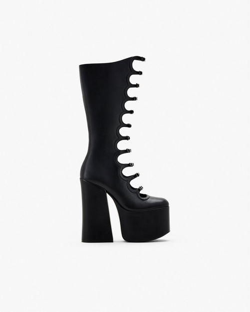 Marc Jacobs Black Multi Buckle Kiki Boots