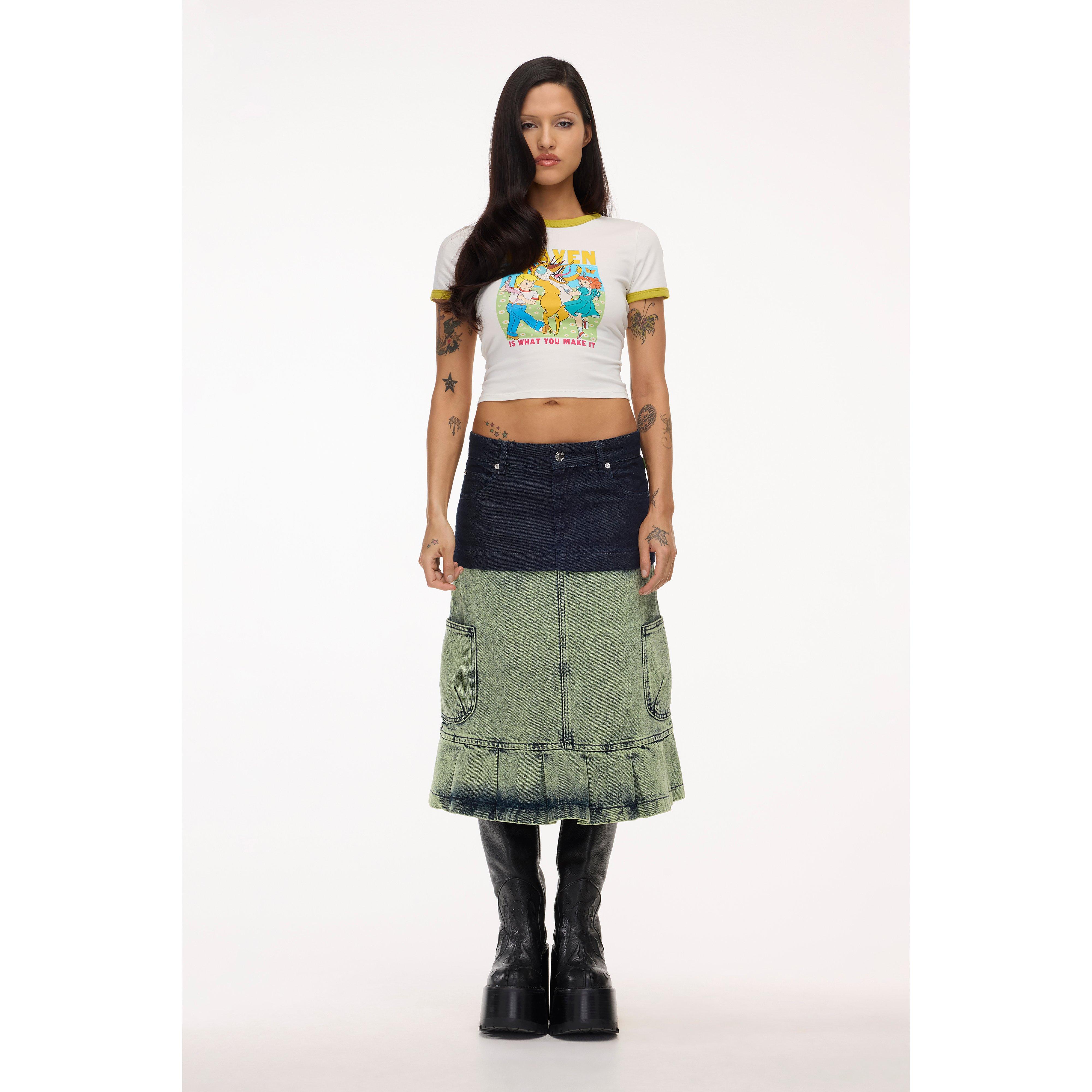 ラッフル デタッチャブル ロング スカート | マーク ジェイコブス  