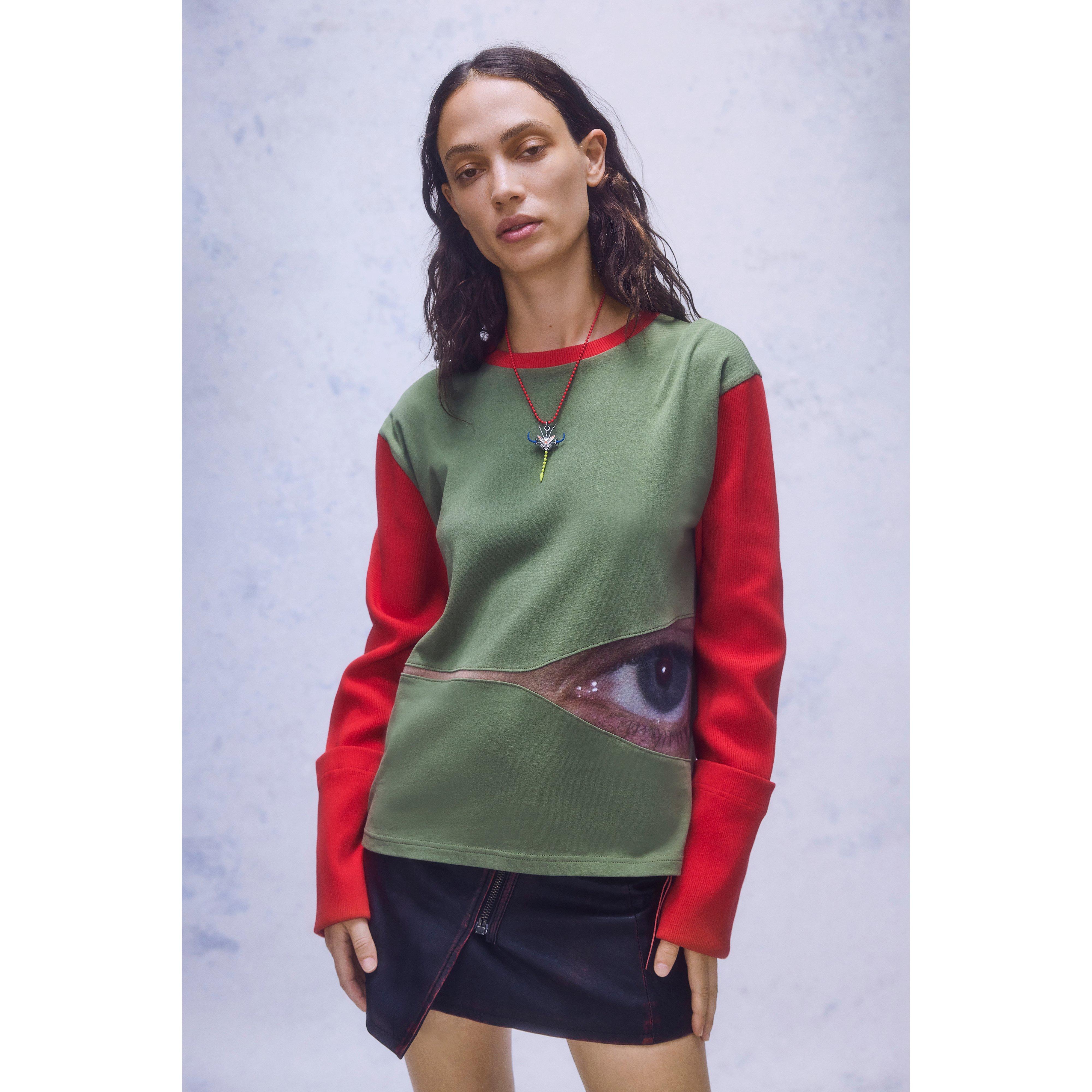 Heaven by marc Jacobs Eye Slit ロンt tee Heaven By Marc Jacobs(ヘブンバイマークジェイコブス) / Eye