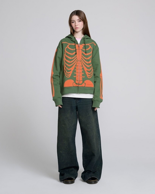 スケルトン ジップアップ フーディ | マーク ジェイコブス | 公式サイト