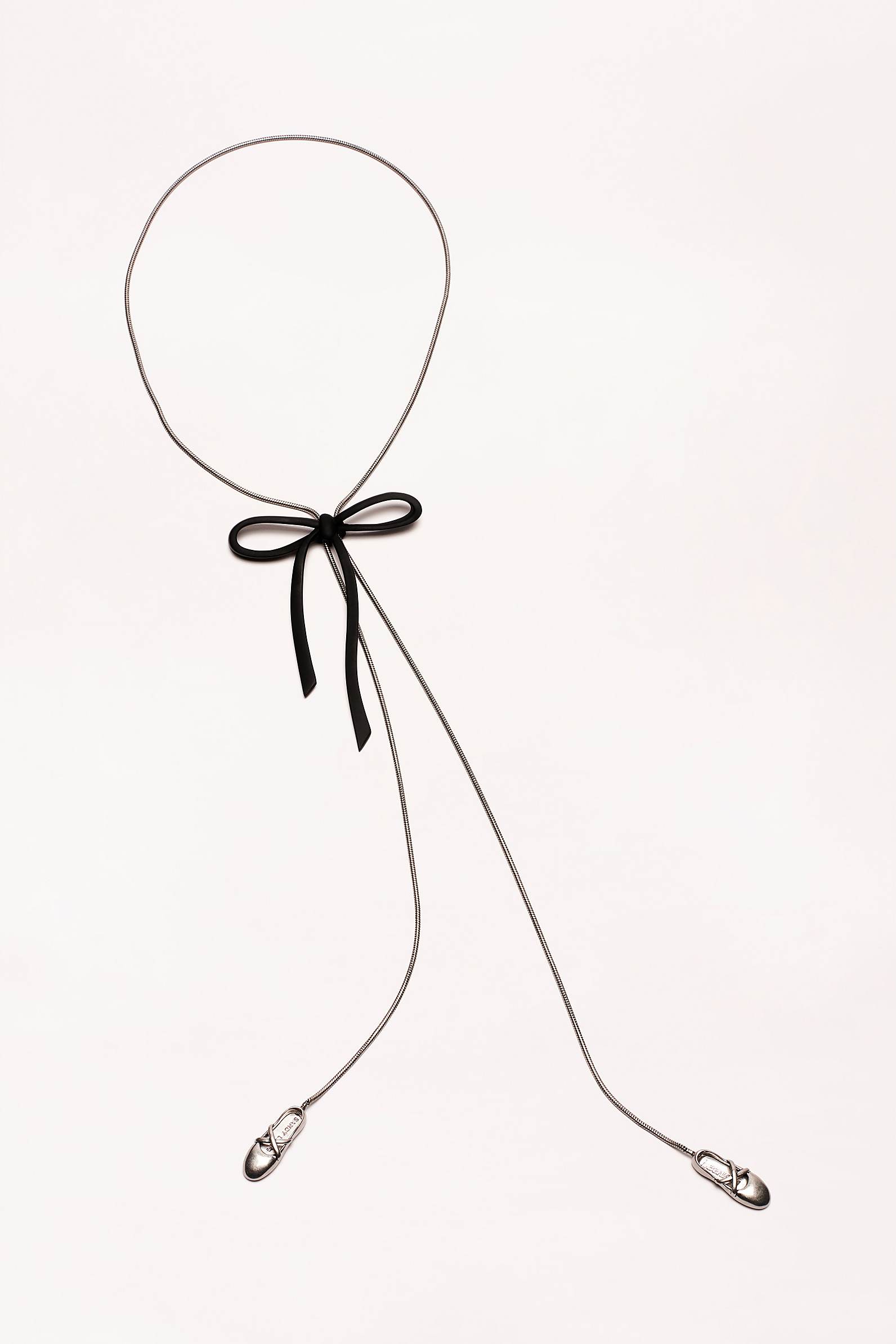 SANDY LIANG X NYC BALLET BOW BOLO NECKLACE