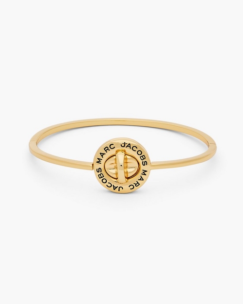 【関税込み】Button Hinge Bracelet - Marc Jacobs - l - Si Marc Jacobs Button Hinge Bracelet | Gold | FARFETCH
