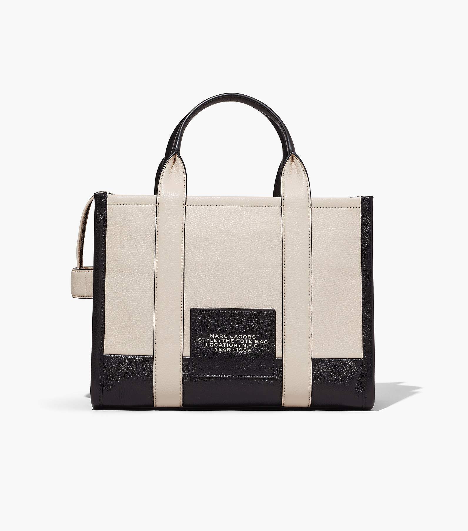 MARC JACOBS: The Coloblock Tote Bag small canvas bag - Violet