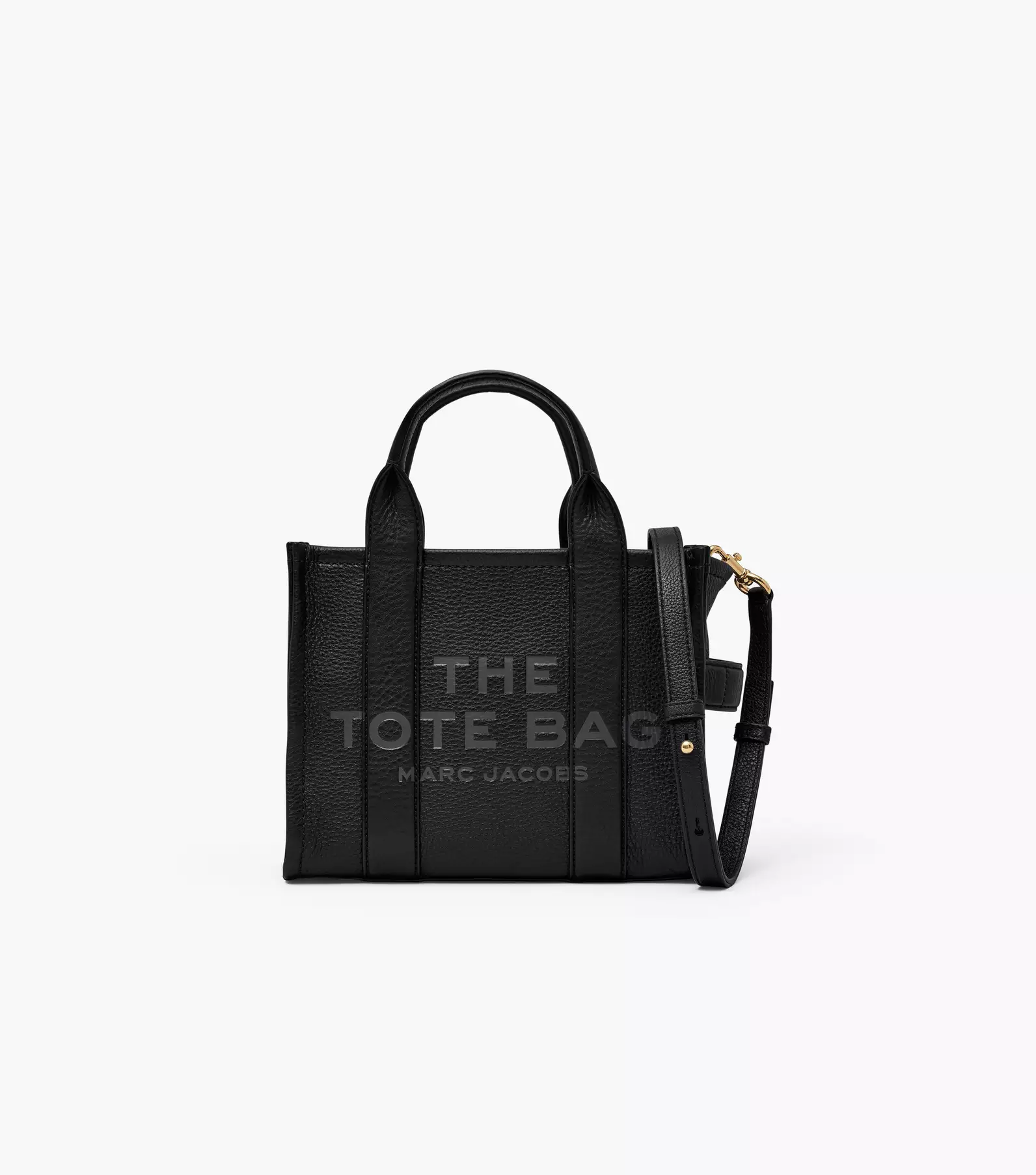THE LEATHER MINI TOTE BAG  マークジェイコブス　黒