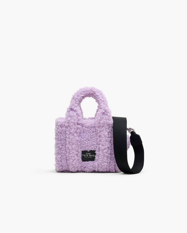 Marc Jacobs Purple Mini The Teddy Tote Bag