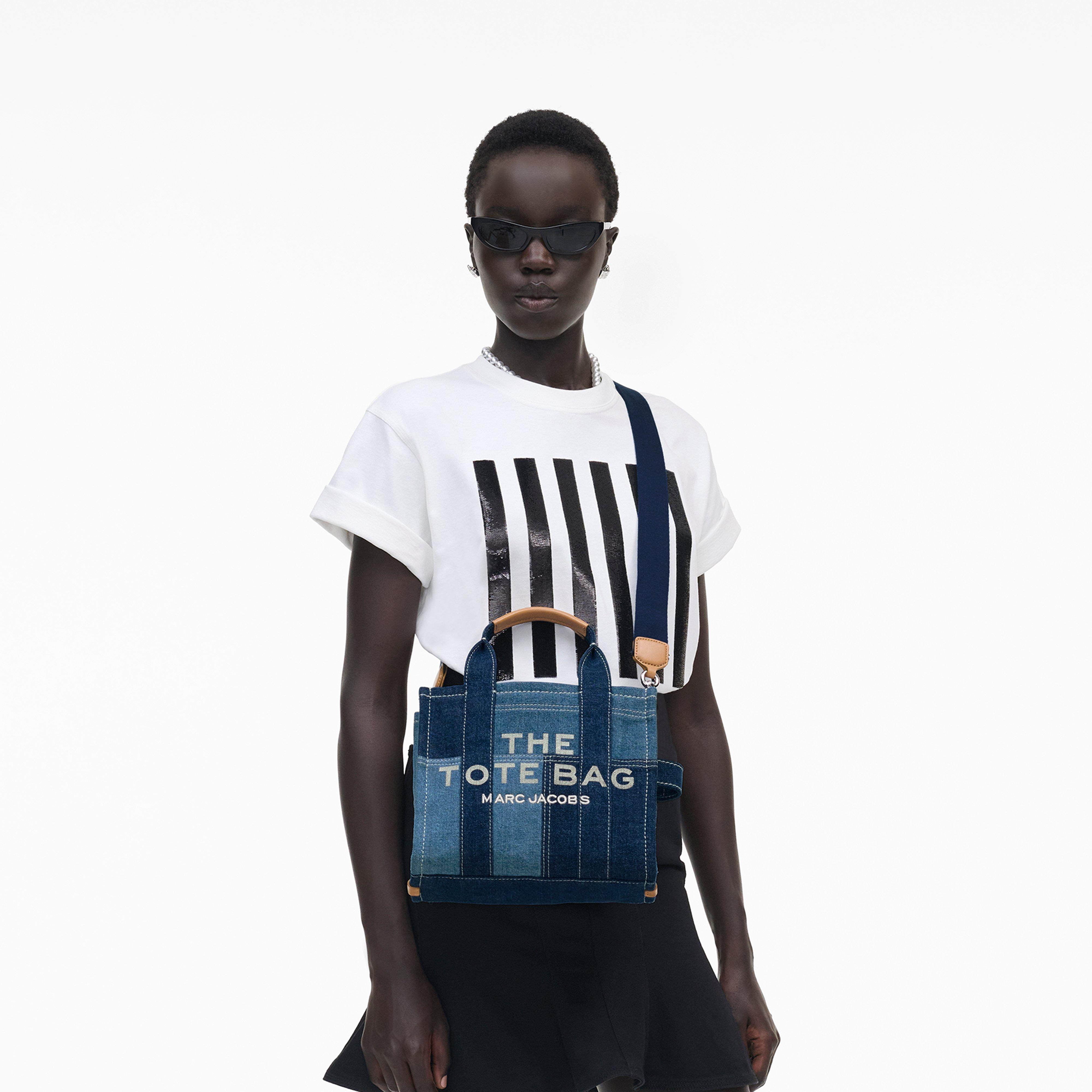 mini denim marc jacobs tote bag