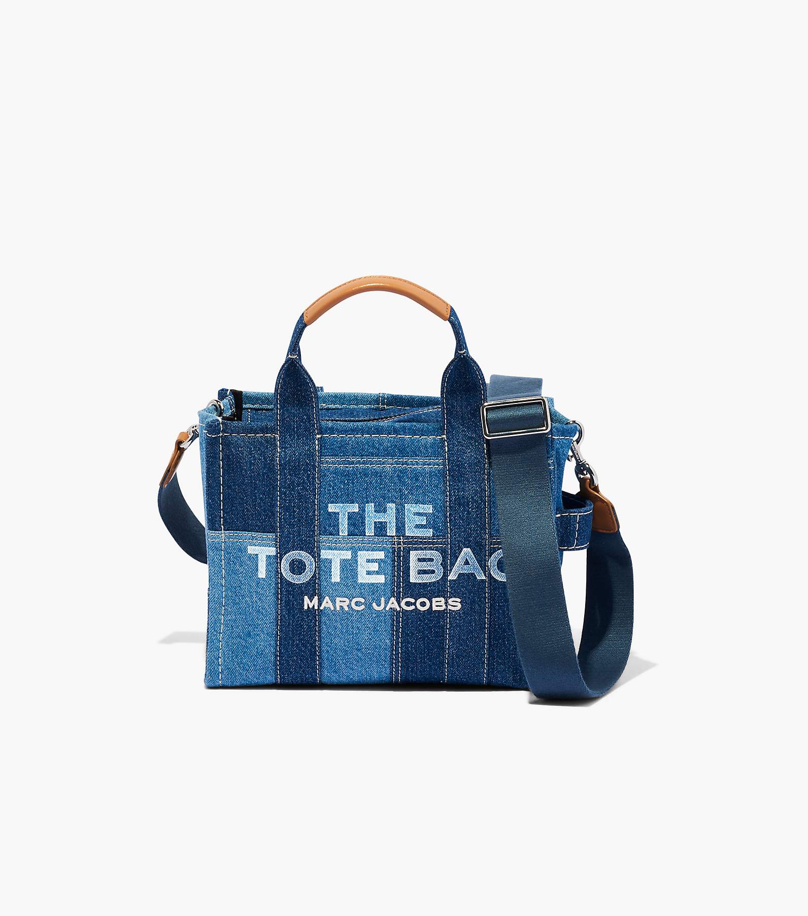 Marc Jacobs The Leather Small Tote Bag in Blue