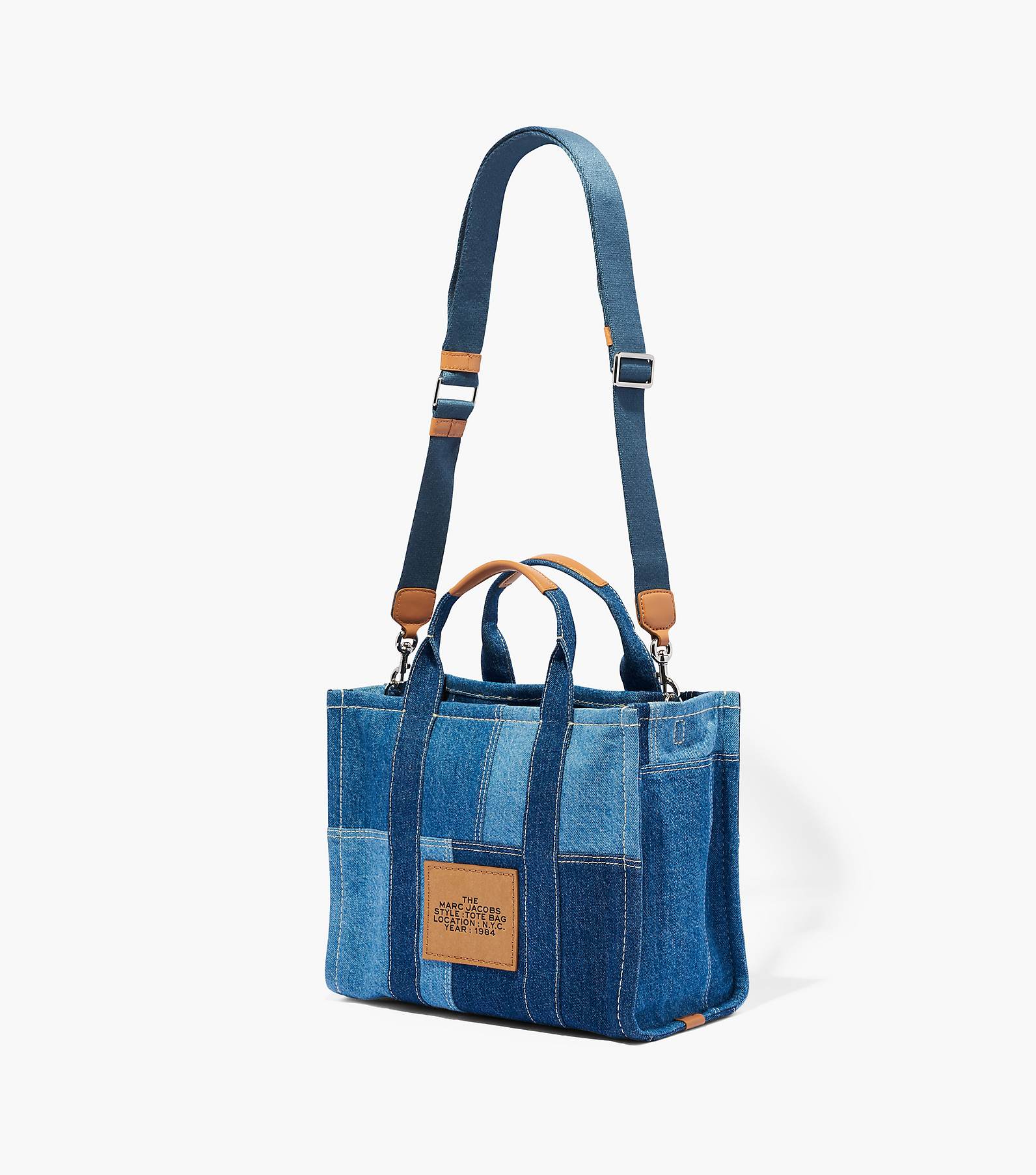 Marc Jacobs The Tote Bag Medium 33cm Blue denim without shoulder