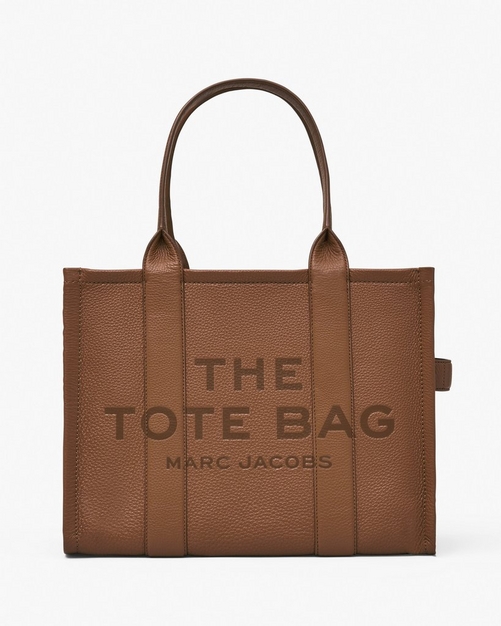 トートバッグ MARC JACOBS Woman Tote bags Brown H020L01FA21 212 The Leather Large Tote Bag | Marc Jacobs | Official Site