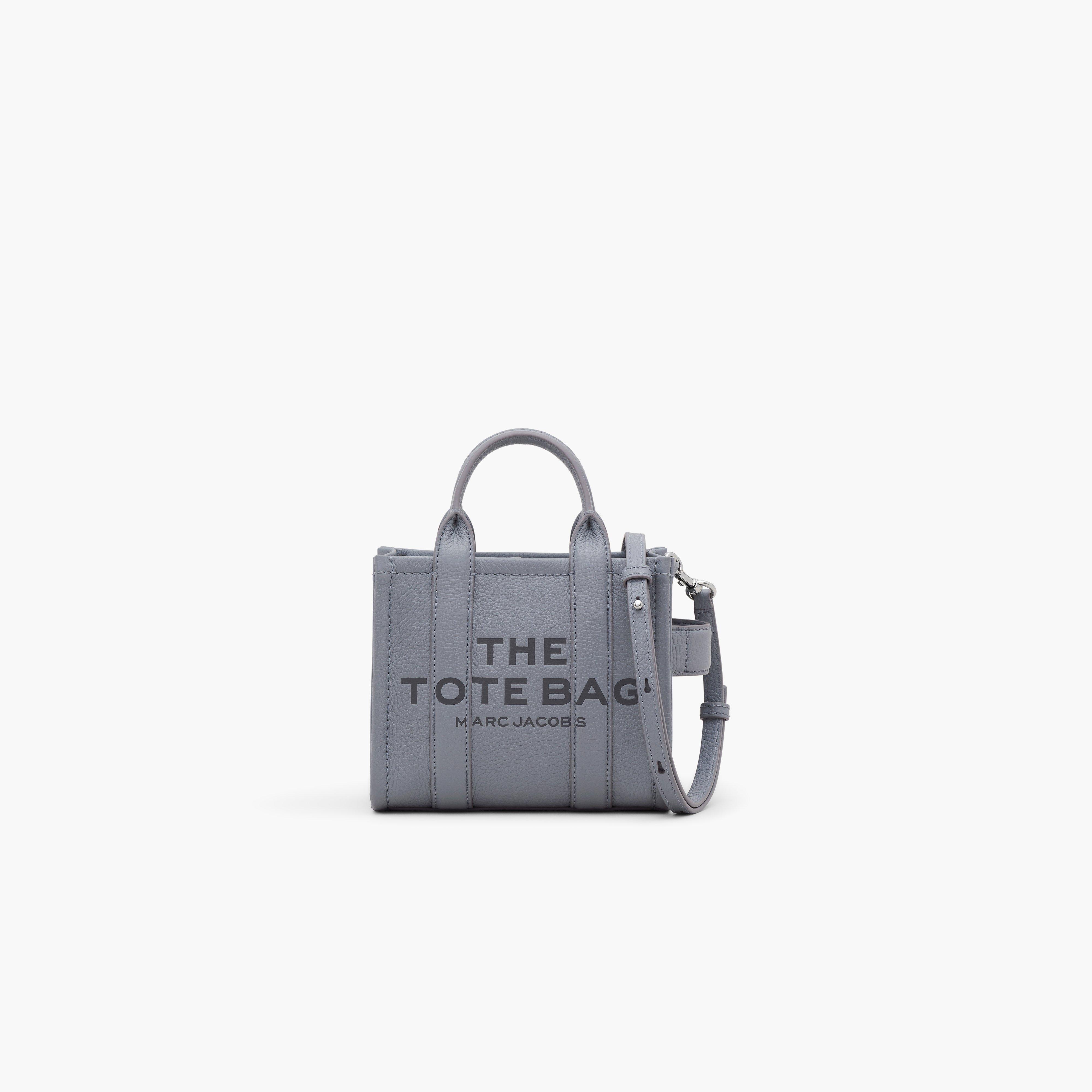Marc by Marc jacobs The Leather Mini Tote Bag,WOLF GREY