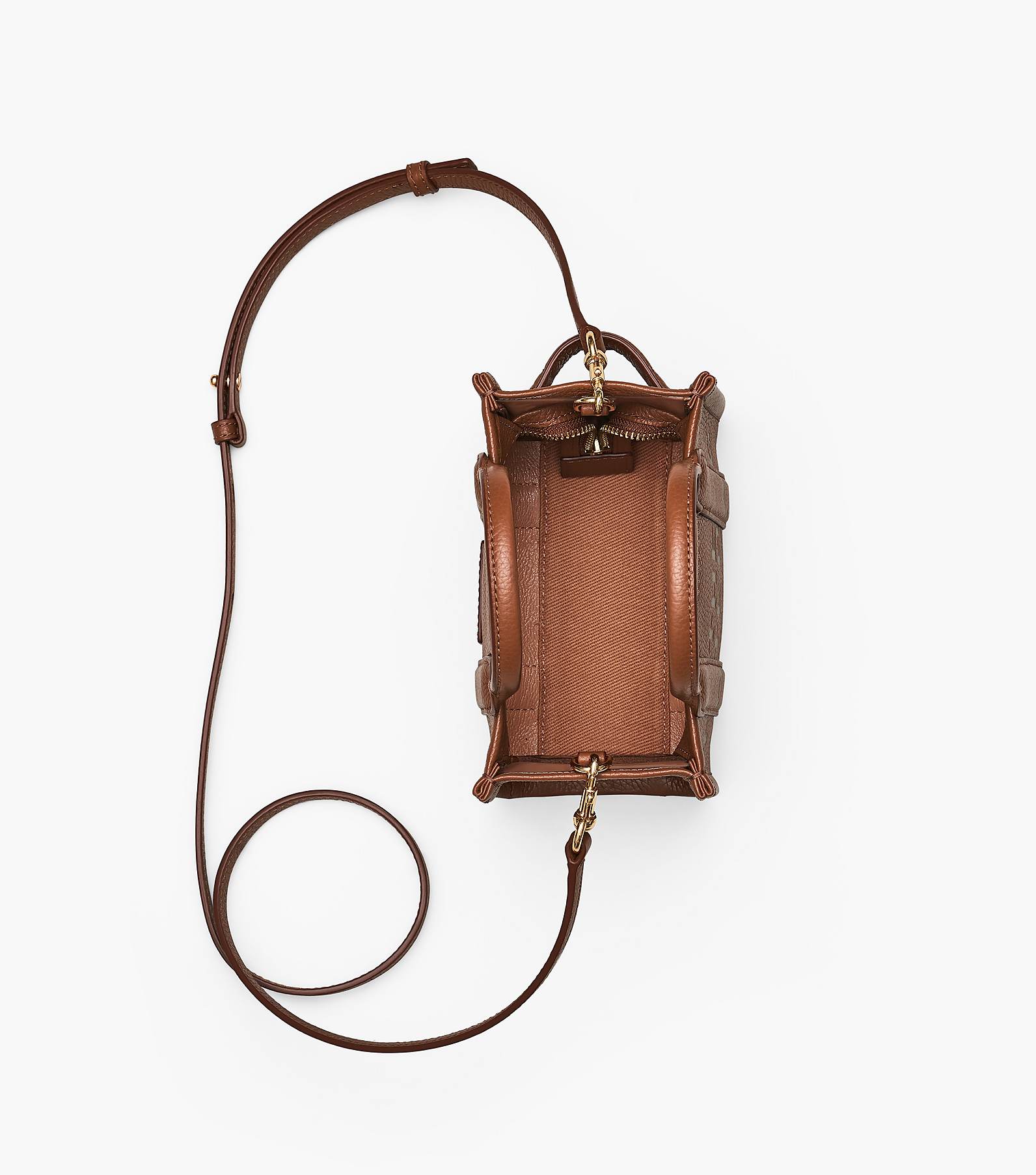 THE LEATHER CROSSBODY TOTE BAG(null)