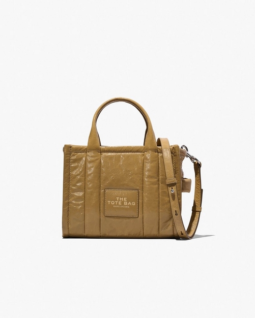 Marc Jacobs Women's The Medium Leather Tote, Cement, Grey