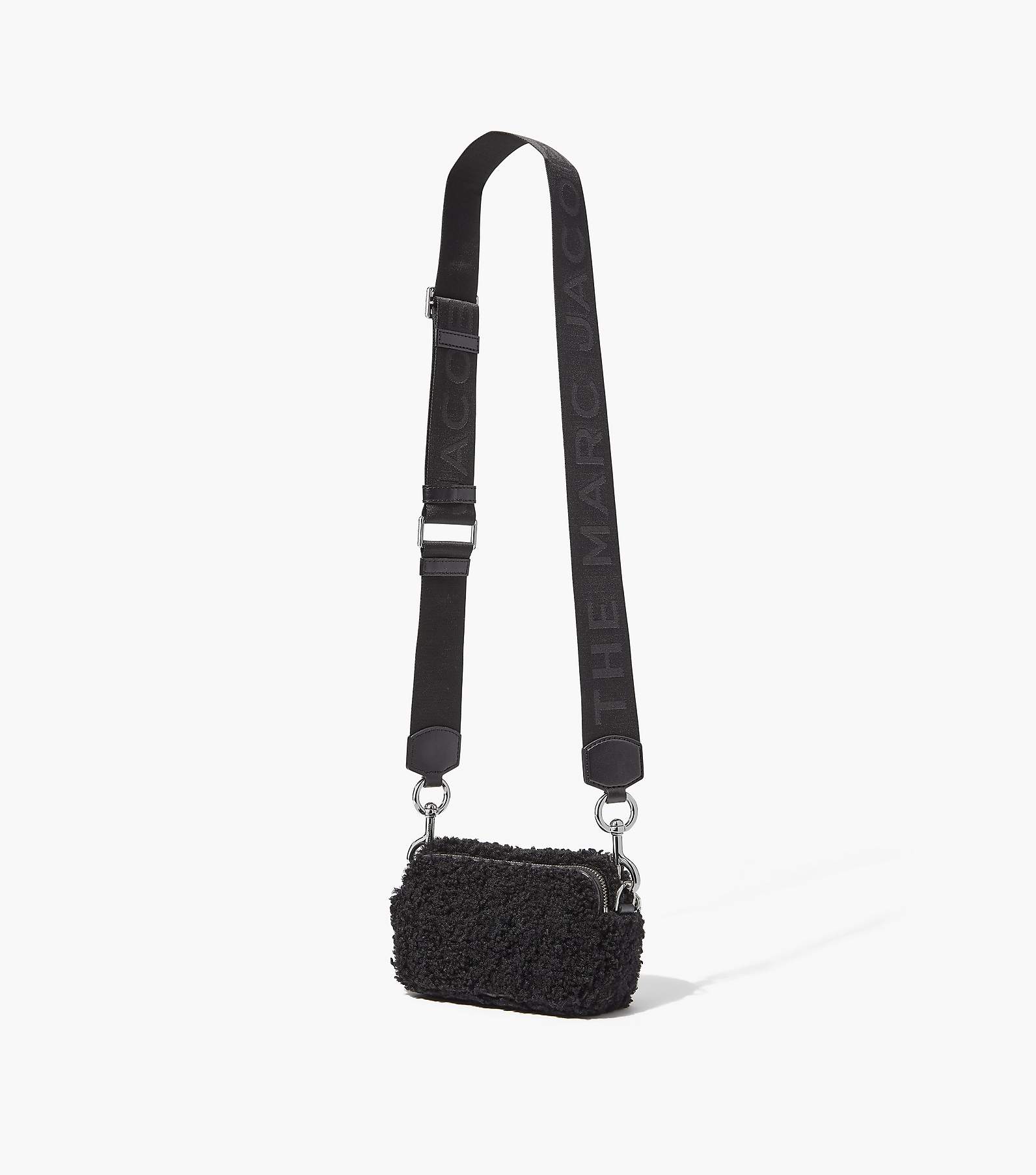 Marc Jacobs Black & Grey 'The Snapshot' Shoulder Bag
