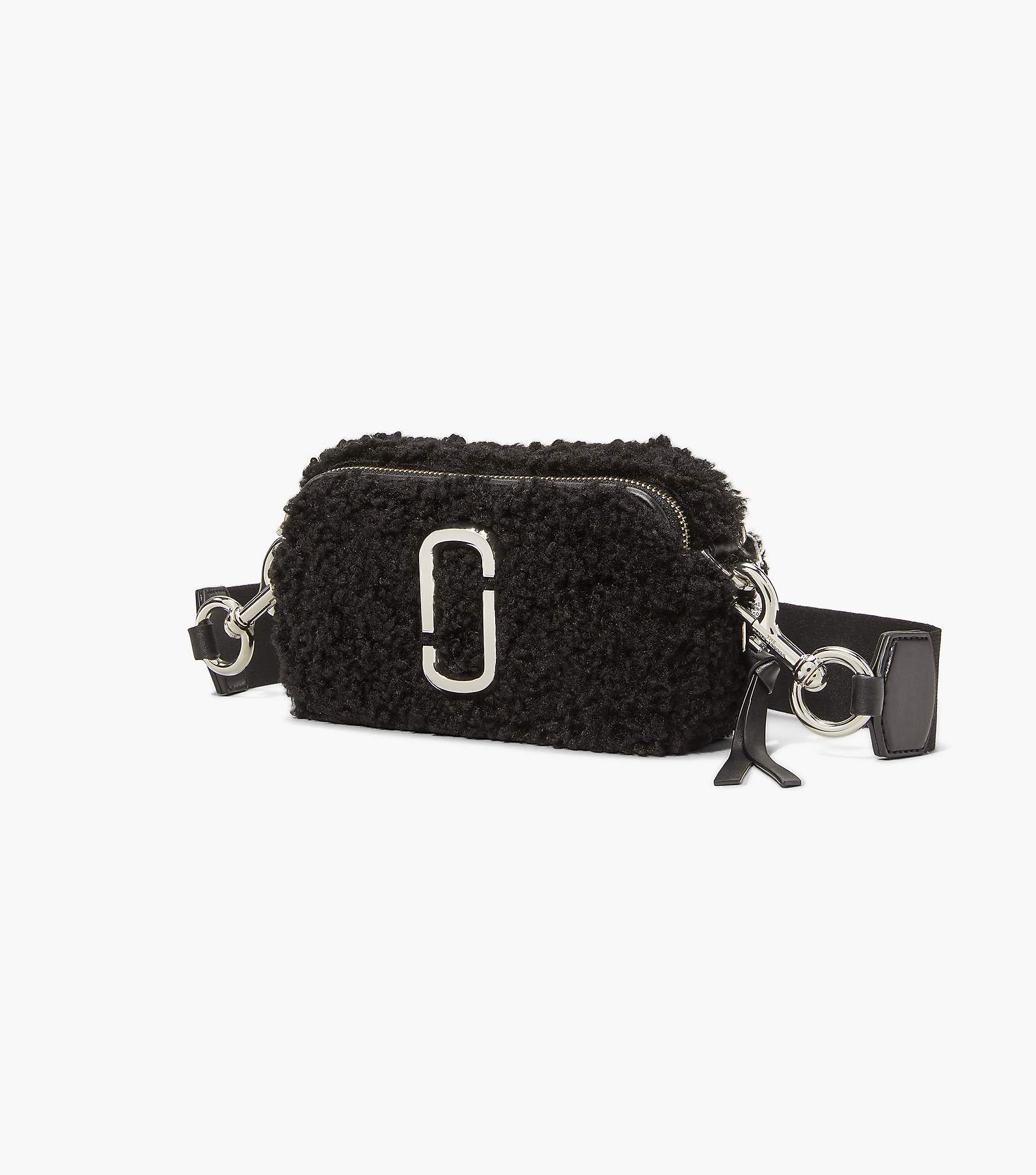 Marc Jacobs Black Teddy 'The Snapshot' Bag