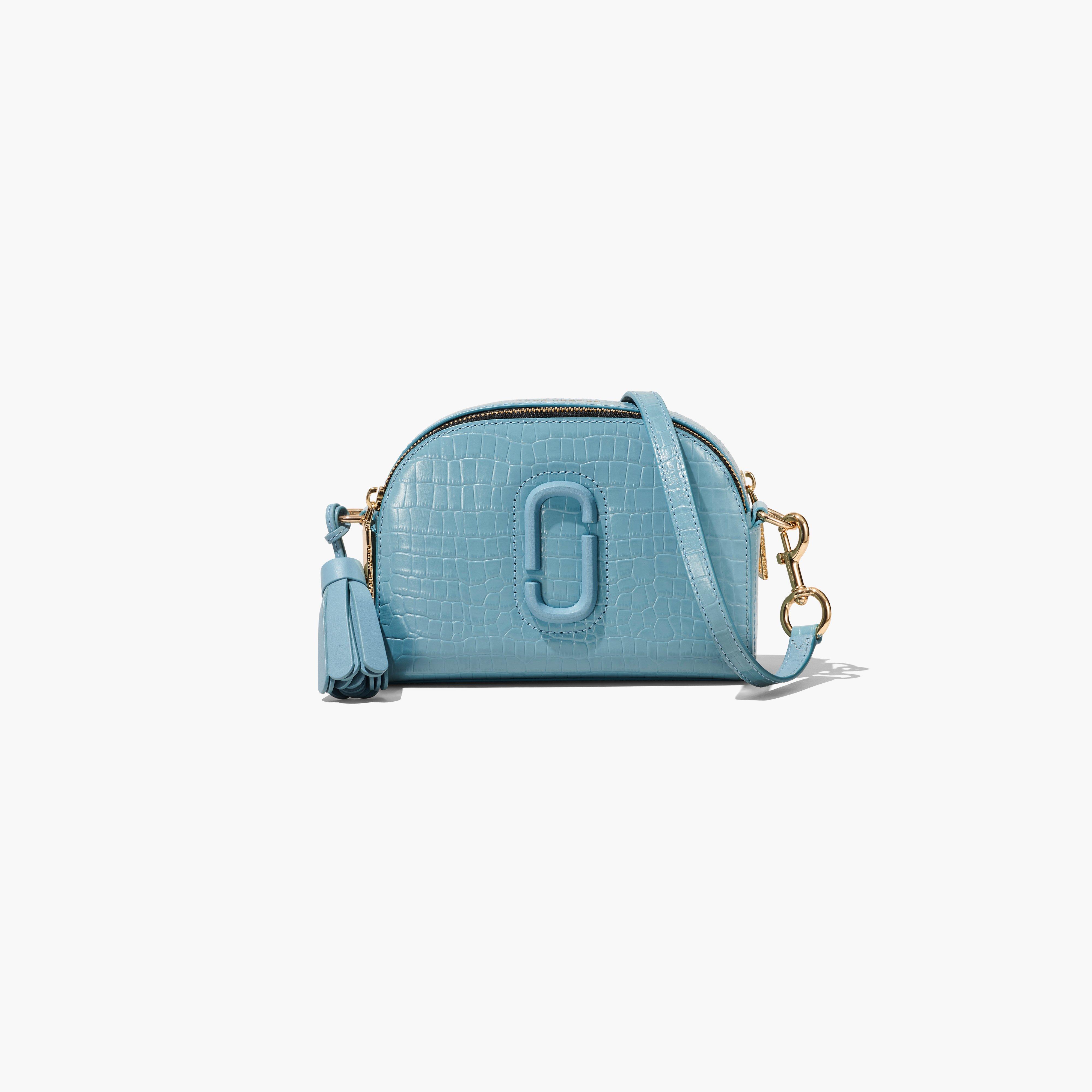 The CrocEmbossed Shutter Crossbody Bag Marc Jacobs Official Site