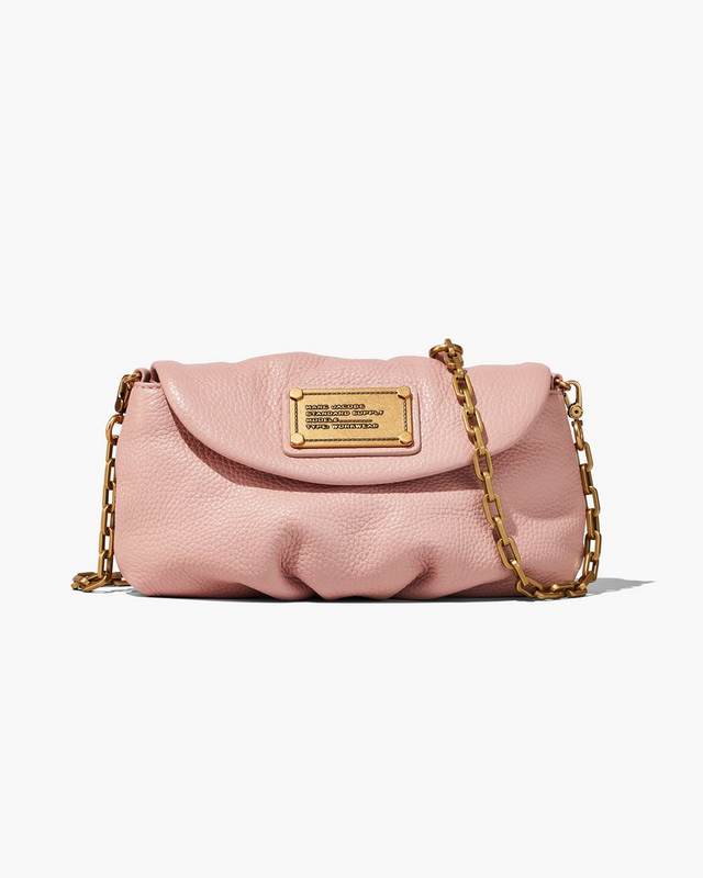 Marc By Marc Jacobs Classic Q Lil Ukita Pink Blush Leather Satchel