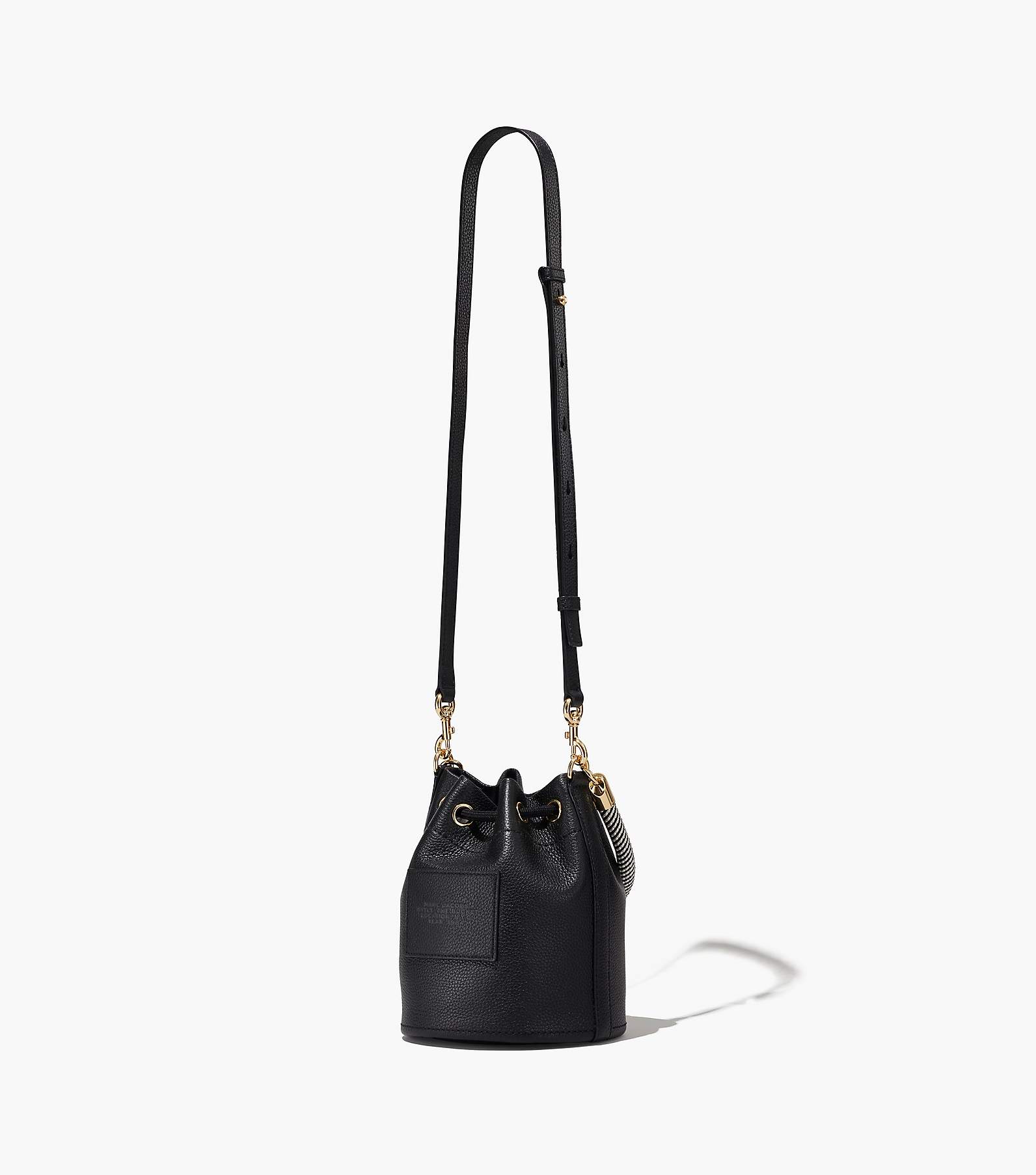 Mini Bucket Bag Studded Decor Drawstring For Daily, Clear Bag