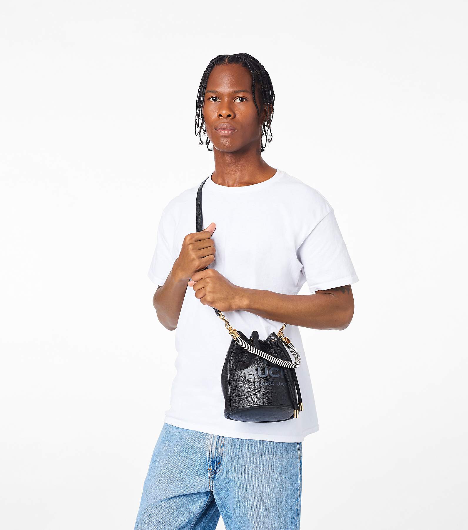 The Leather Mini Bucket Bag, Marc Jacobs