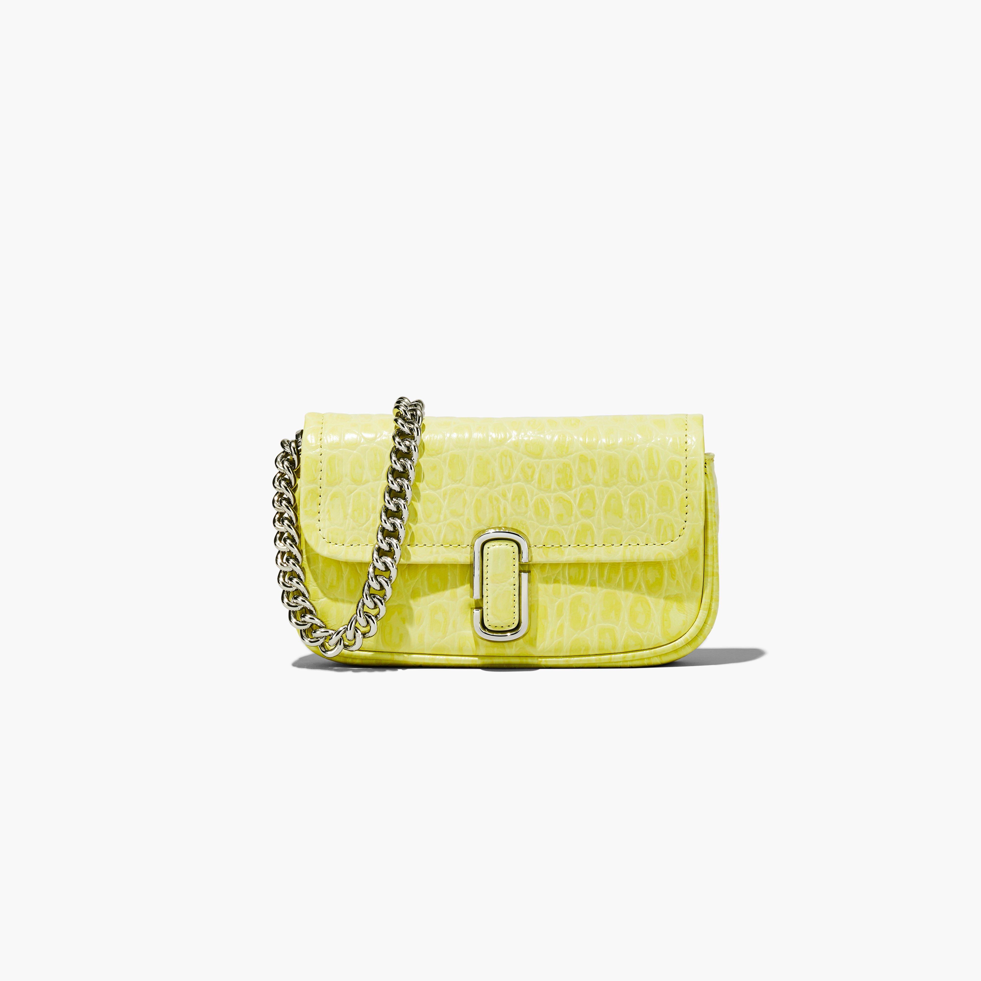 Marc by Marc jacobs The Croc-Embossed J Marc Mini Bag,TENDER YELLOW