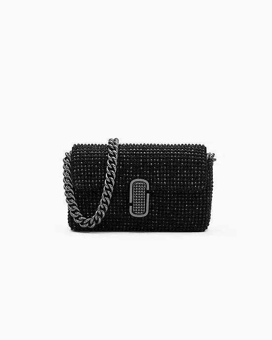 MARC JACOBS: The Snapshot bag in saffiano leather - Black  Marc Jacobs  crossbody bags H121L01PF21 online at