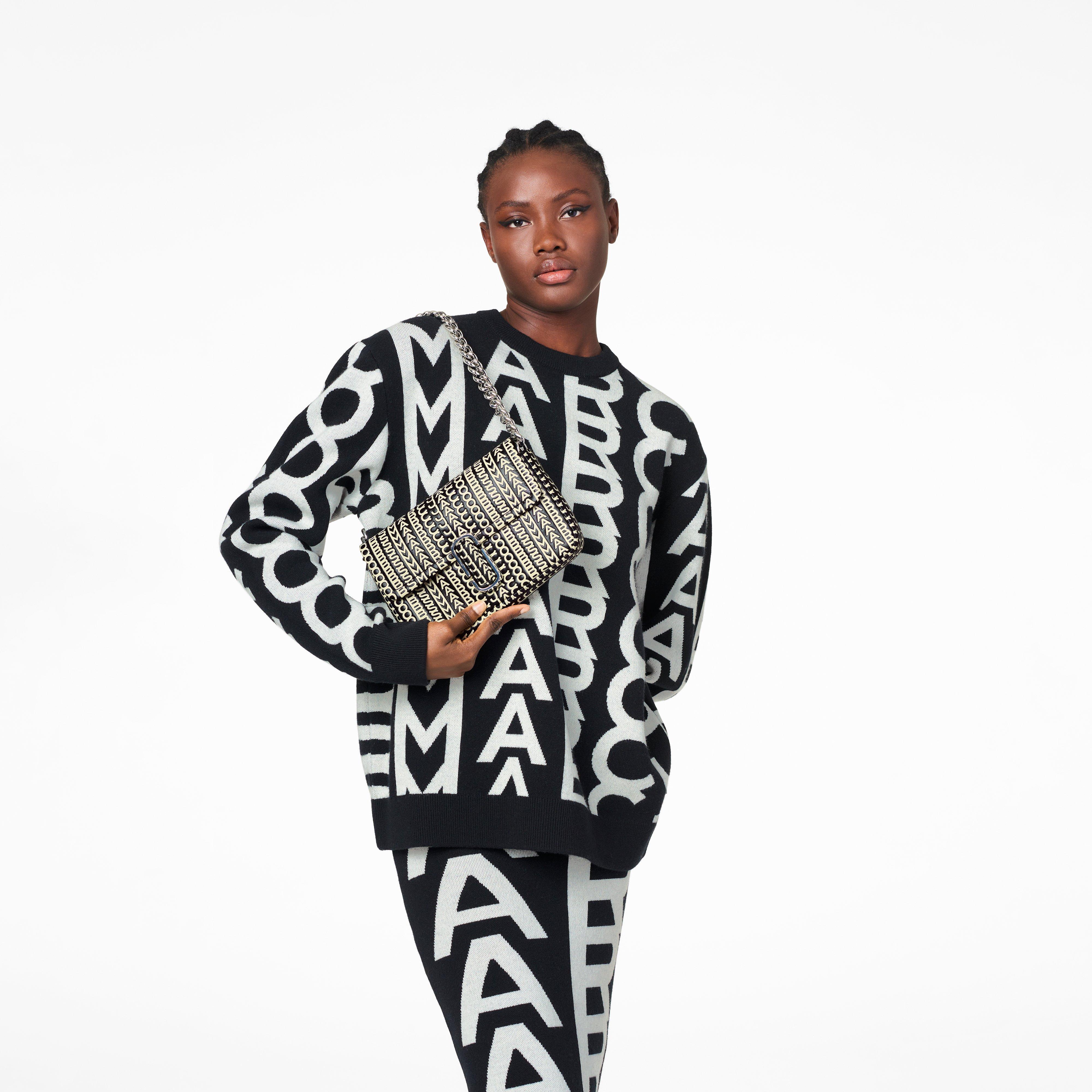 the monogram j marc shoulder bag