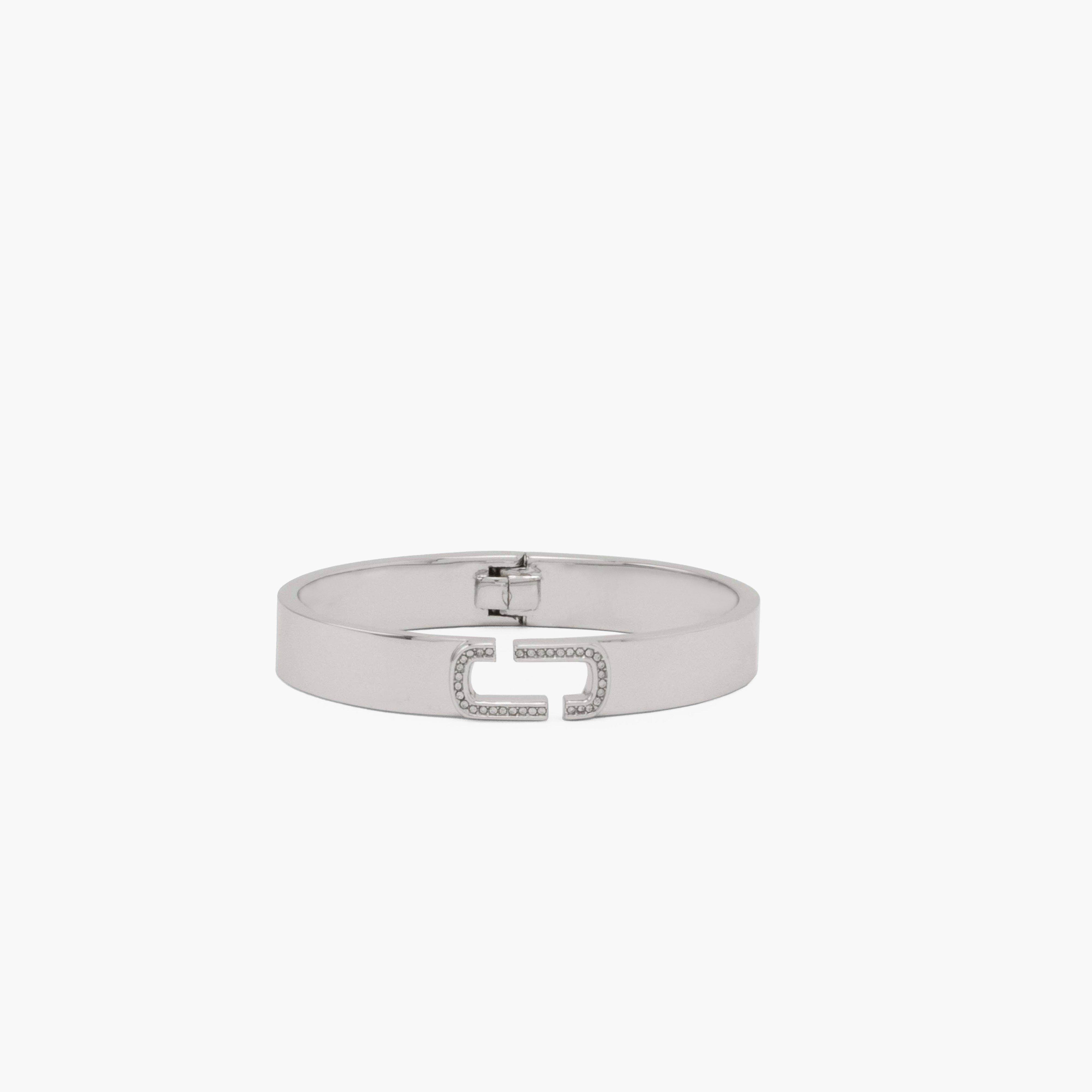 Marc by Marc jacobs The J Marc Crystal Bangle,CRYSTAL/SILVER