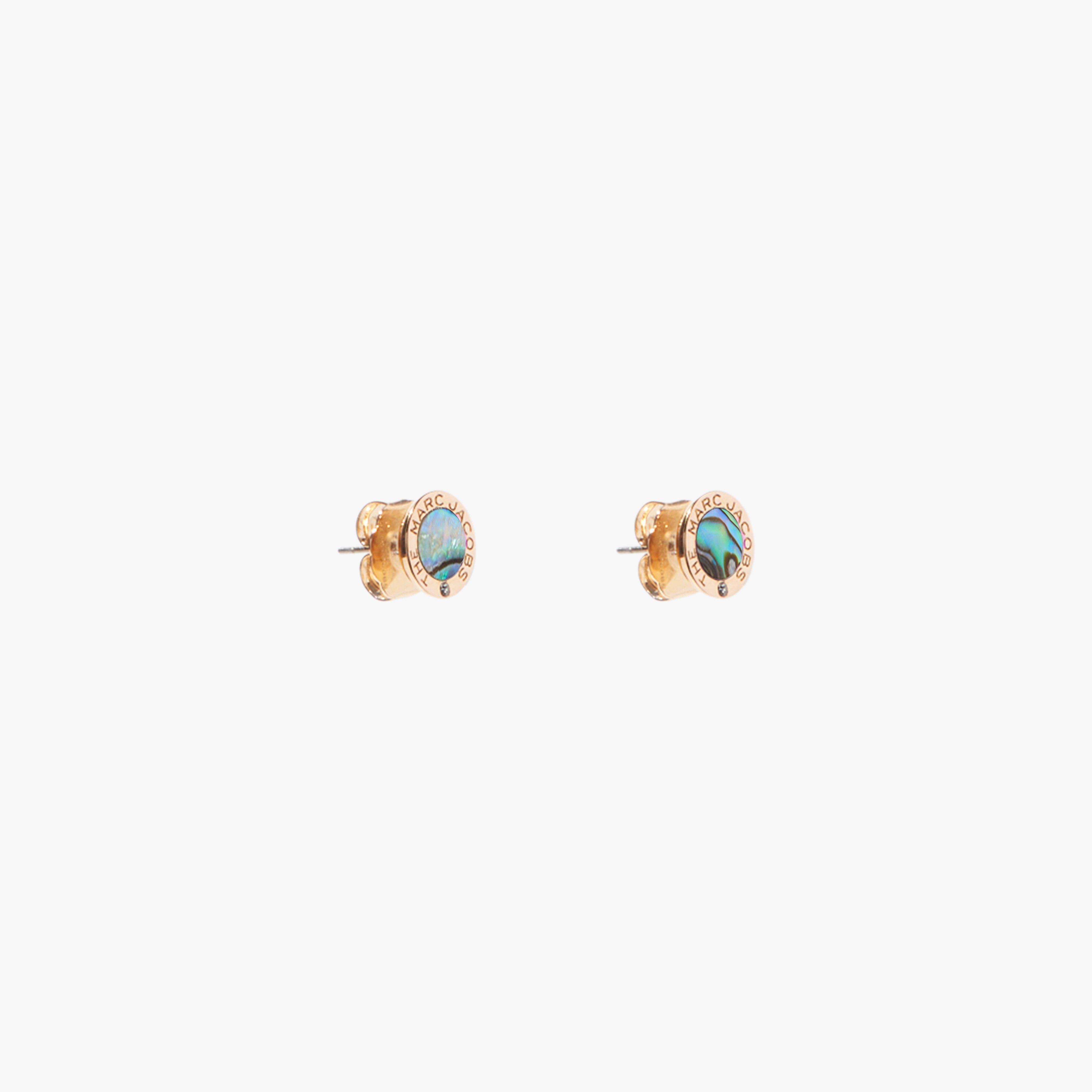 THE MEDALLION ABALONE EARRINGS