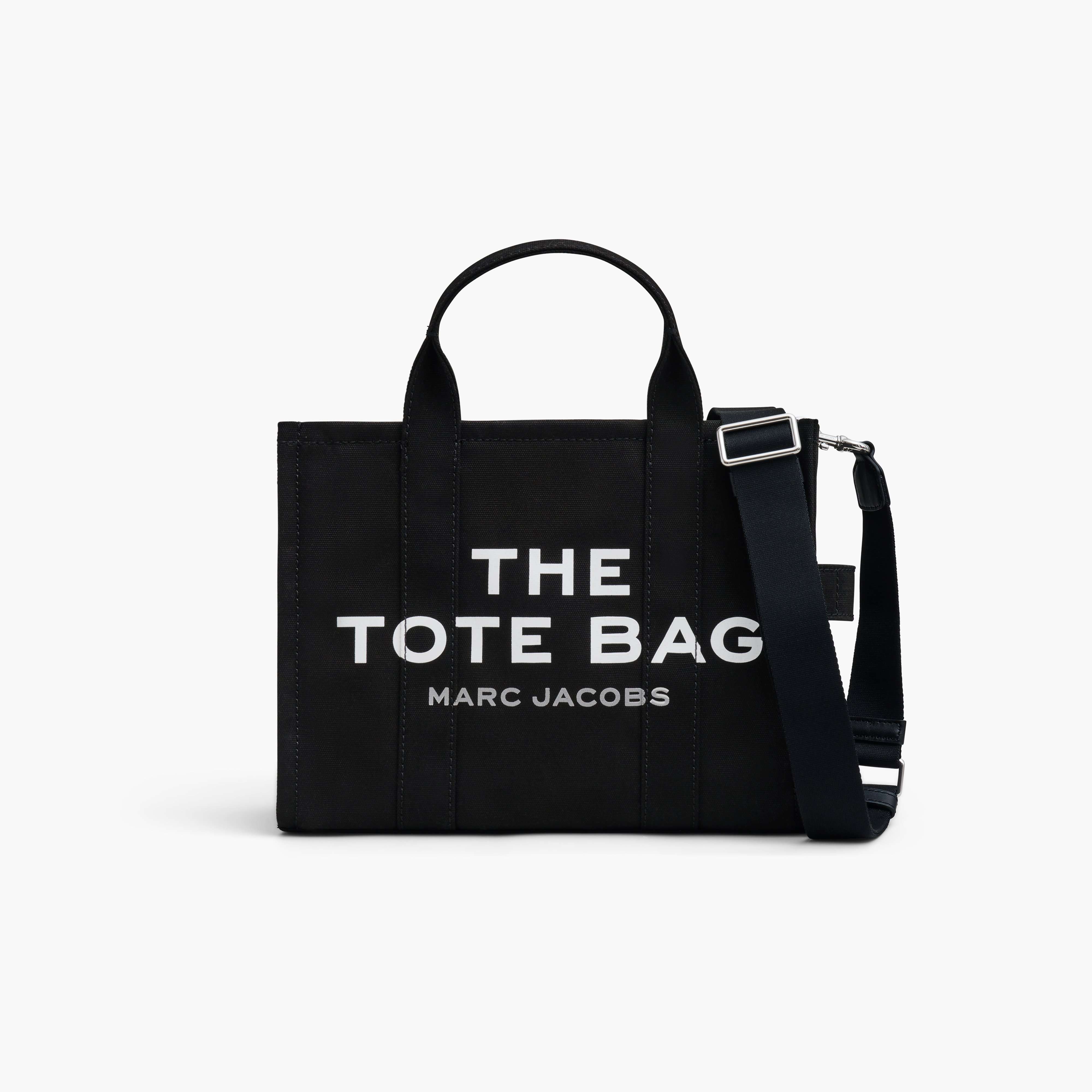 The Canvas Medium Tote Bag in Black