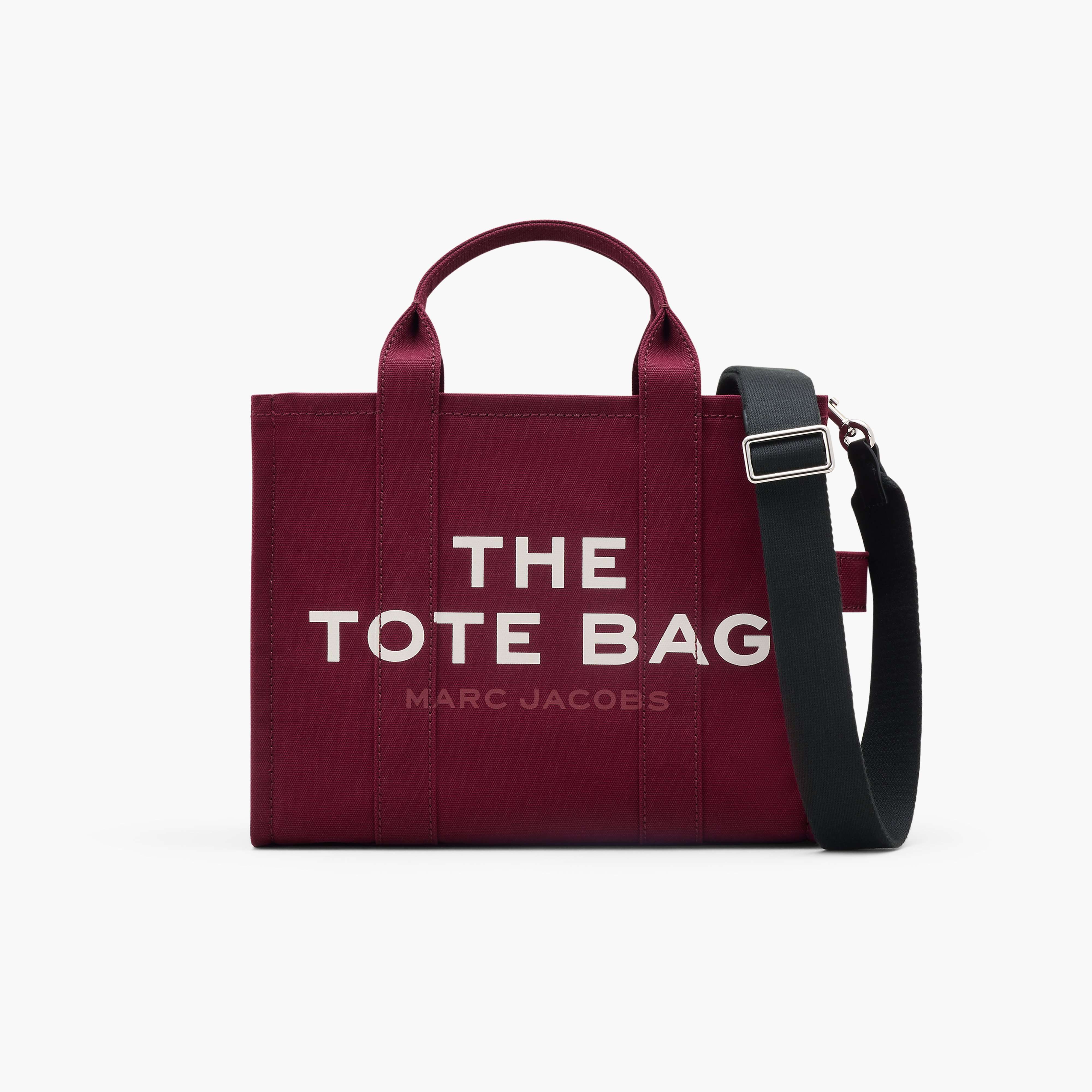 The Canvas Medium Tote Bag in Oxblood