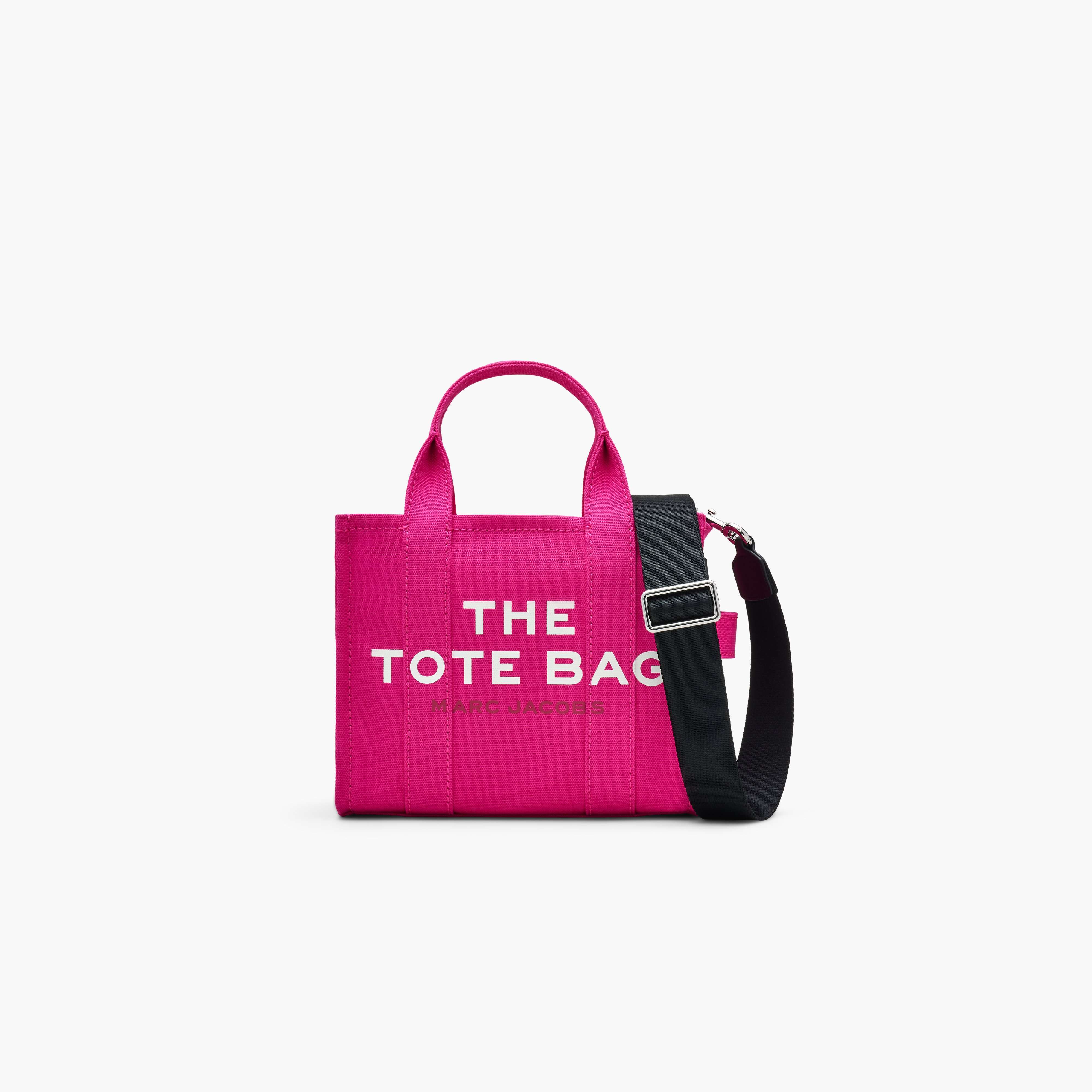 The Canvas Small Tote Bag in Hot Pink