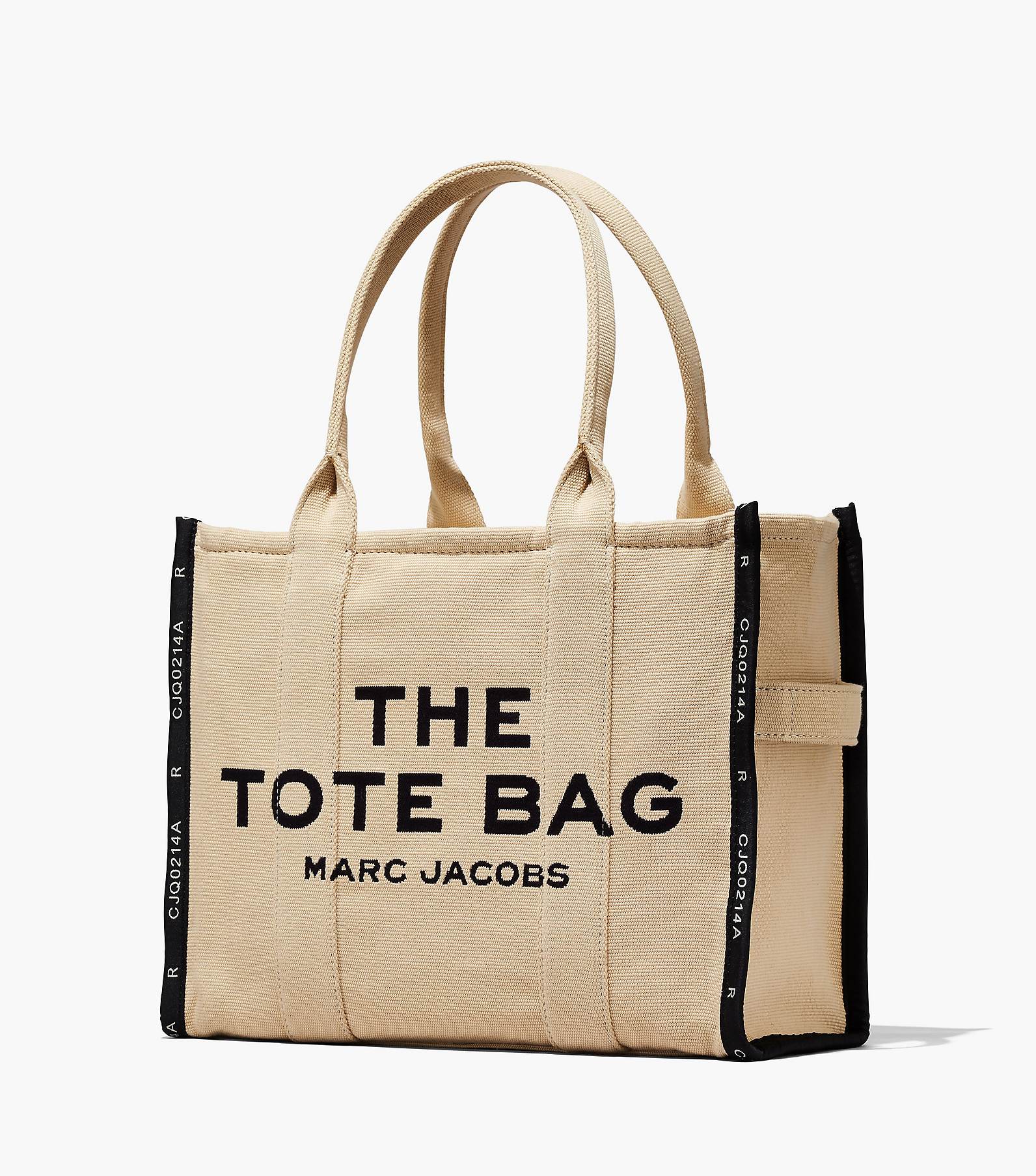 The Large canvas tote bag in blue - Marc Jacobs