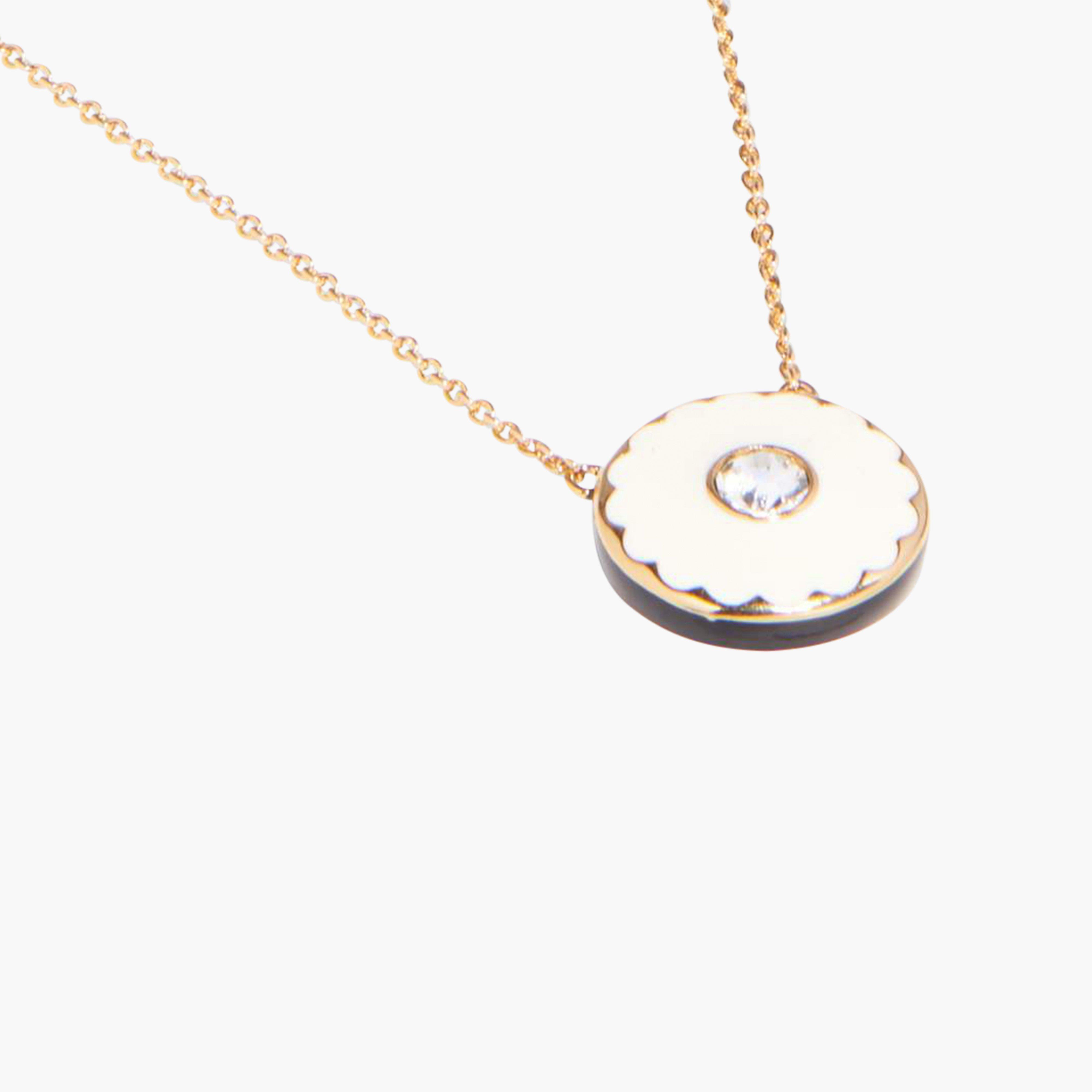 Marc by Marc jacobs The Medallion Pendant,CREAM/GOLD