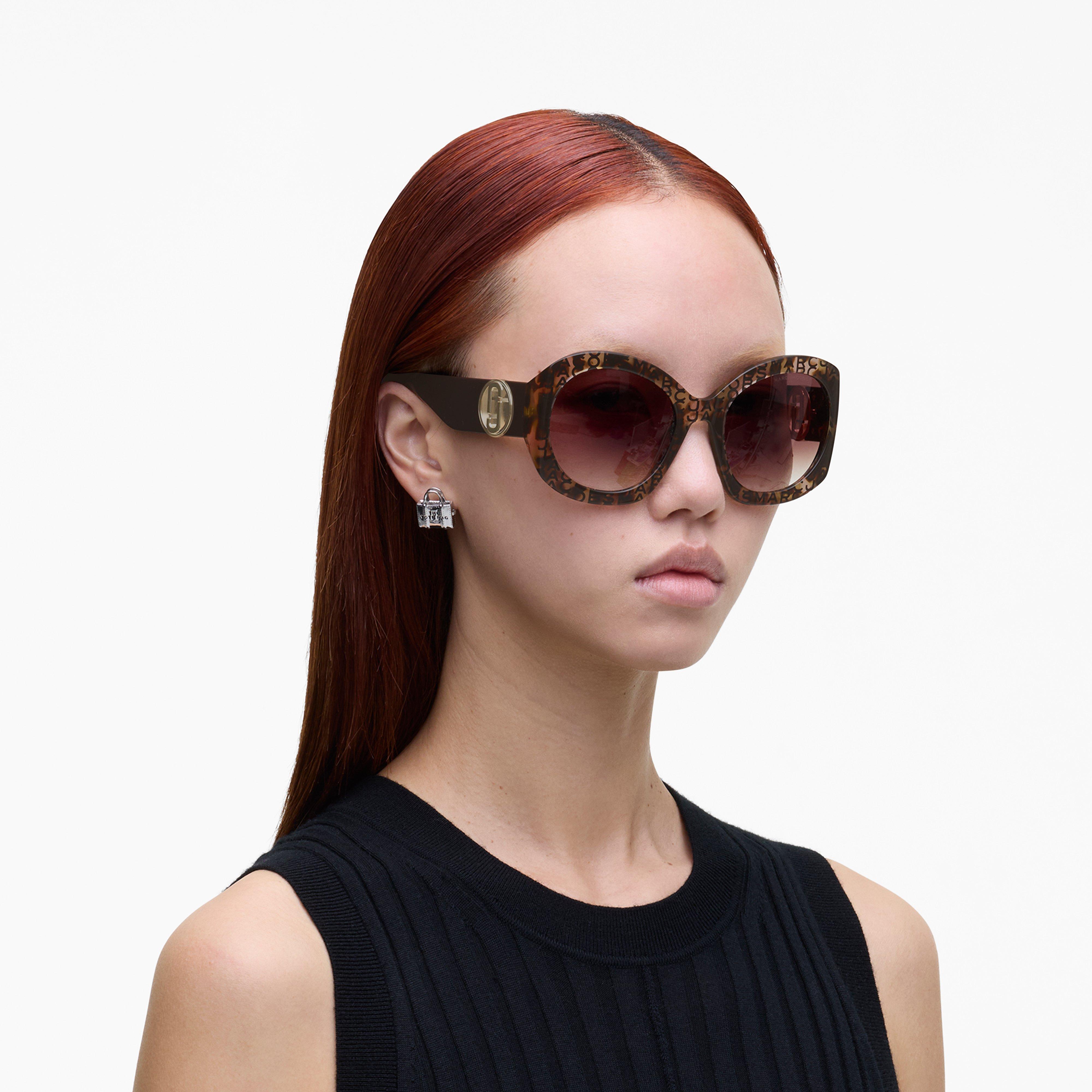 The J Marc Monogram Round Sunglasses | Marc Jacobs | Official Site 